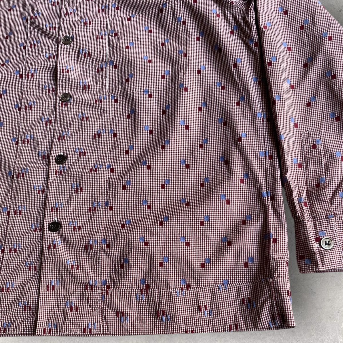 Comme des Garcons Vintage 2001 Red Plaid Shirt Size US M / EU 48-50 / 2 - 4 Thumbnail