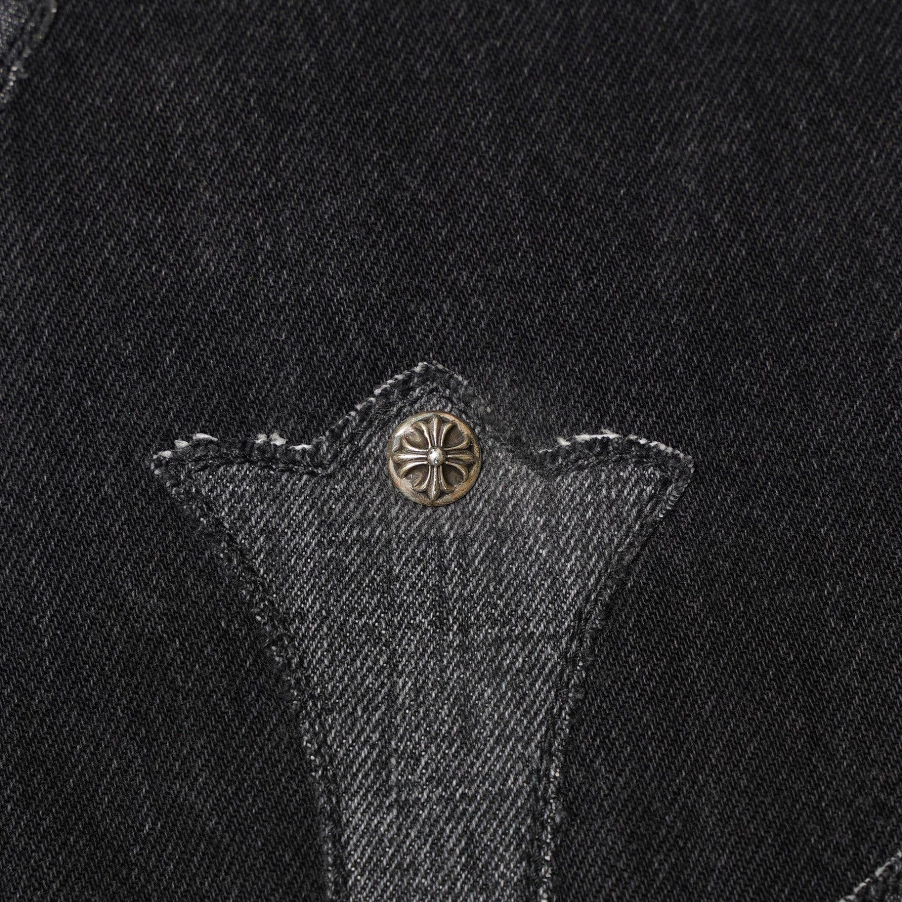 Chrome Hearts Chrome Hearts Black Denim Overpatched Vintage Jeans Size US 33 - 16 Thumbnail