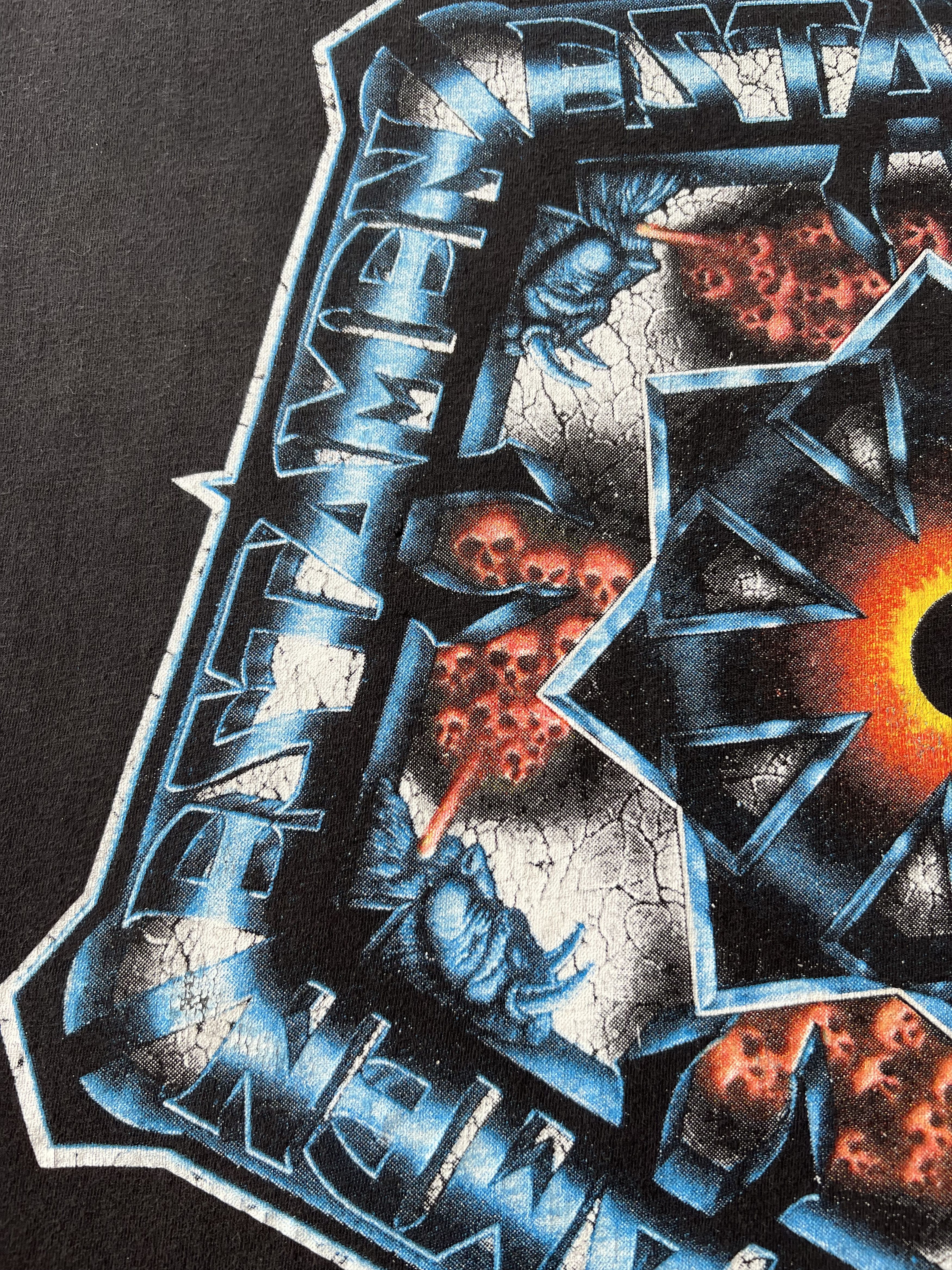 Band Tees Vintage 90s Testament The Ritual Monster of Rock T-shirt Size US XL / EU 56 / 4 - 4 Thumbnail