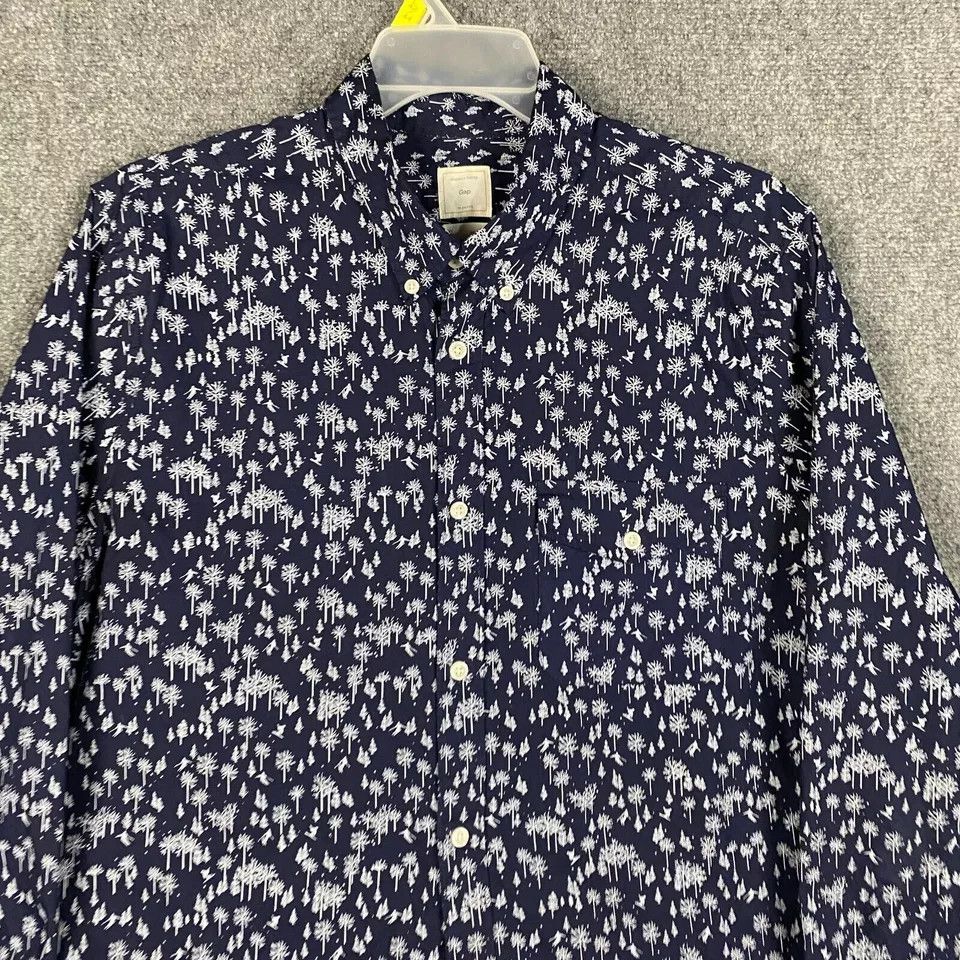 Gap Gap Button Down Shirt Men's XL Skiing Down Mountain Cotton Size US XL / EU 56 / 4 - 2 Thumbnail