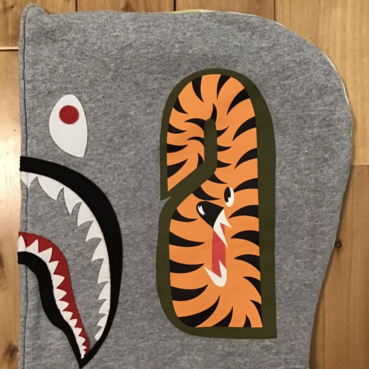 Bape × Nigo BAPE Giant multi camo shark full zip hoodie a bathing ape Size US M / EU 48-50 / 2 - 5 Thumbnail
