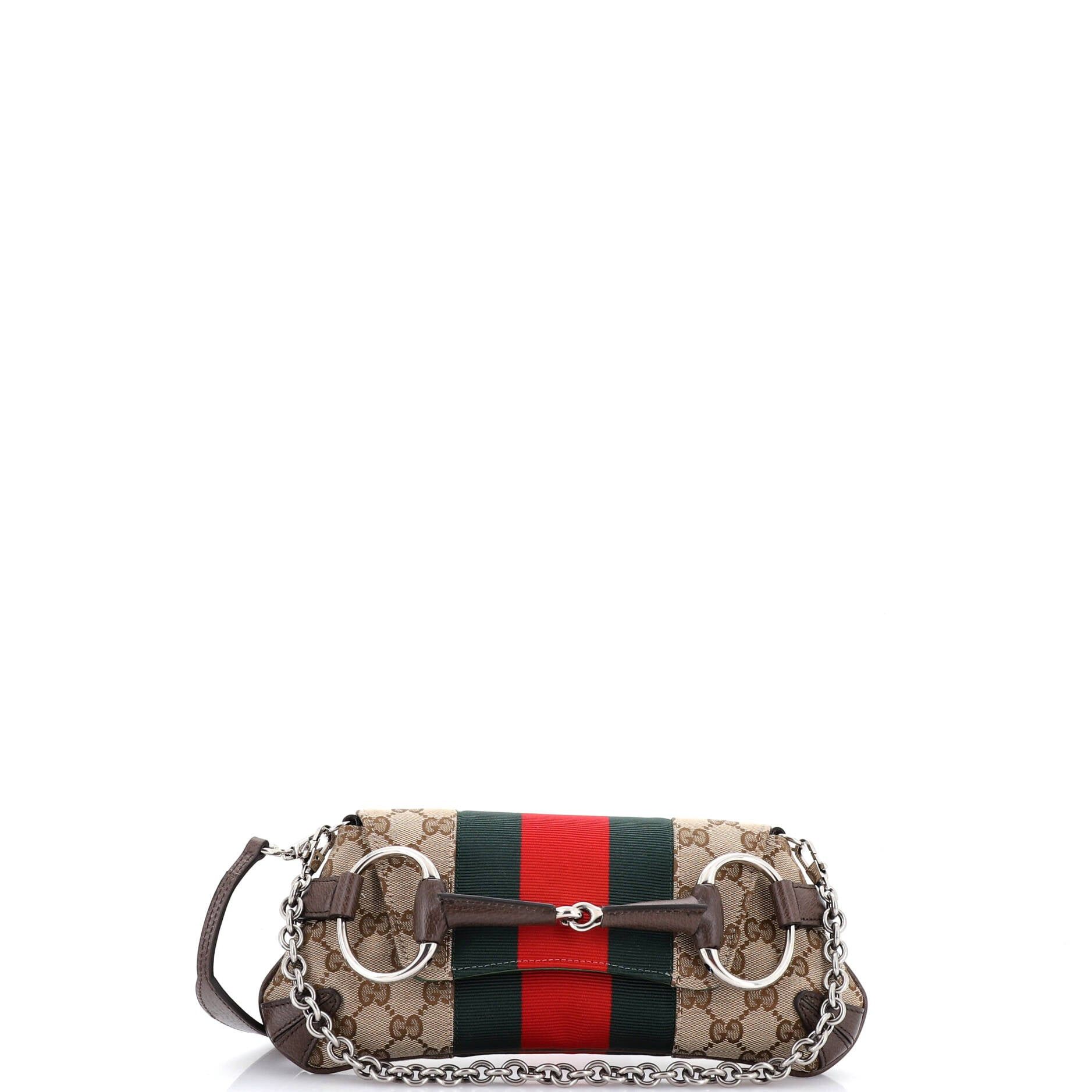 Gucci Horsebit NM Web Chain Clutch Size ONE SIZE - 1 Thumbnail