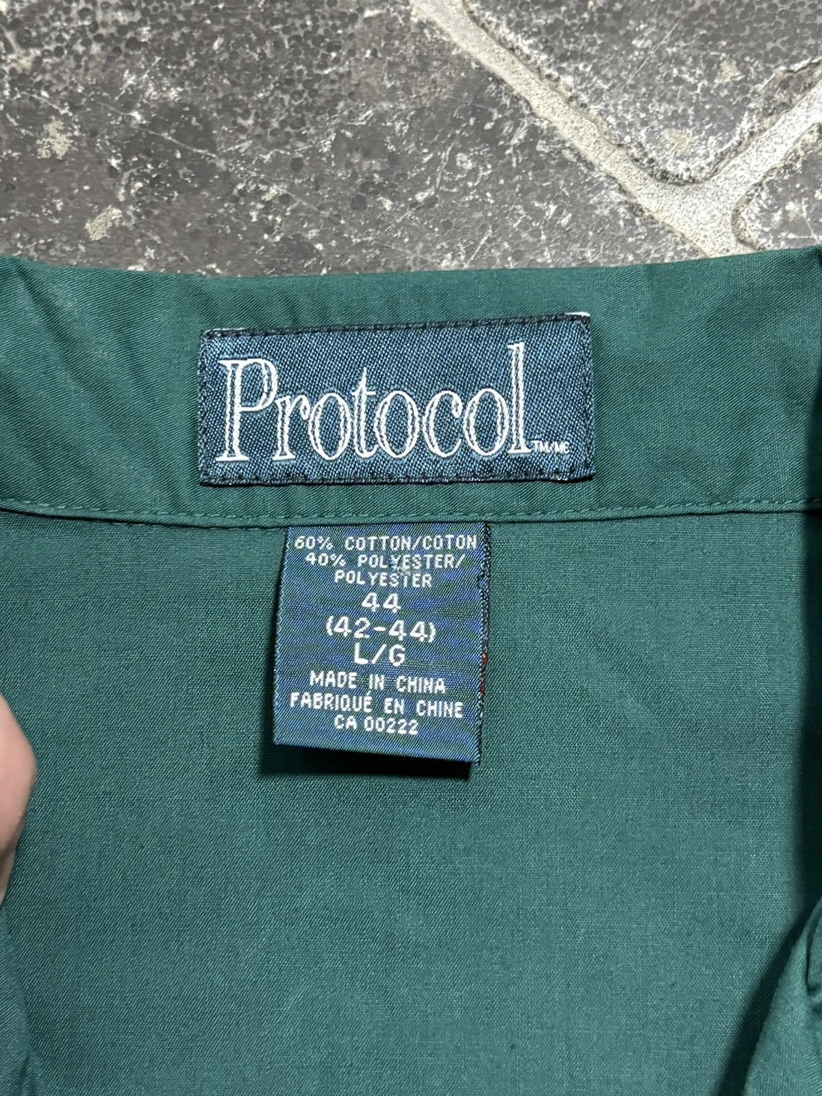 Vintage 1990s Vintage Pajamas Set Dark Green Matching 2 Piece Suit Size US 34 / EU 50 - 4 Thumbnail