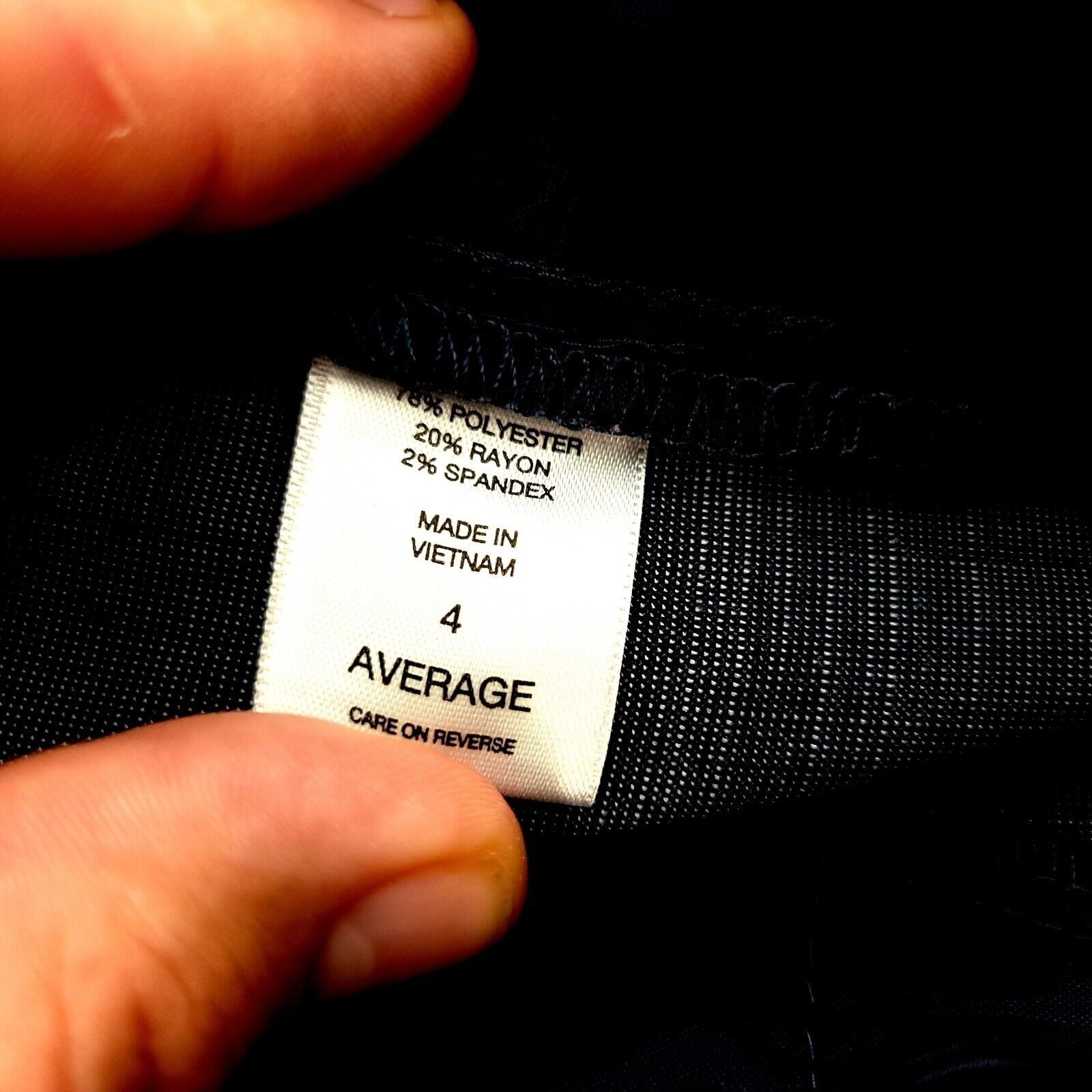 Other New York & Company 7th Avenue Blue Birdseye Pants Polyester Size 27" / US 4 / IT 40 - 7 Thumbnail