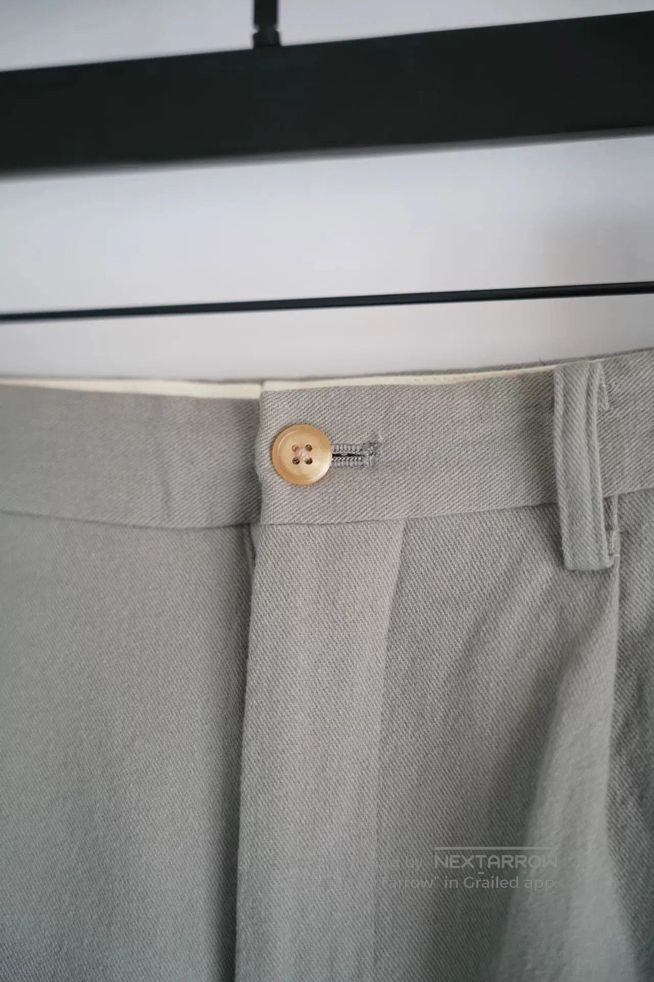 Yohji Yamamoto Yohji Yamamoto Gray Side Stripe Wool Pants. Size US 37 - 4 Thumbnail