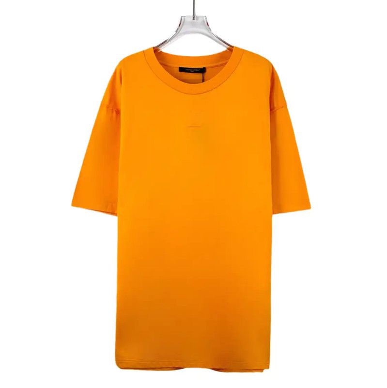 Louis Vuitton Louis Vuitton Orange Cotton Men's T-Shirt 0089 Size US L / EU 52-54 / 3 - 1 Thumbnail