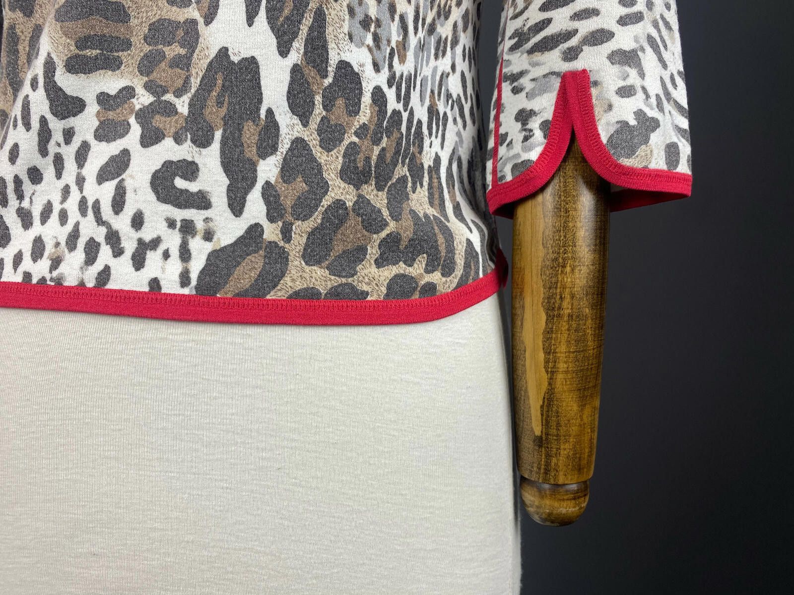 Escada Escada Sport Multicolor Leopard Print Cardigan Sweater Size M / US 6-8 / IT 42-44 - 7 Thumbnail