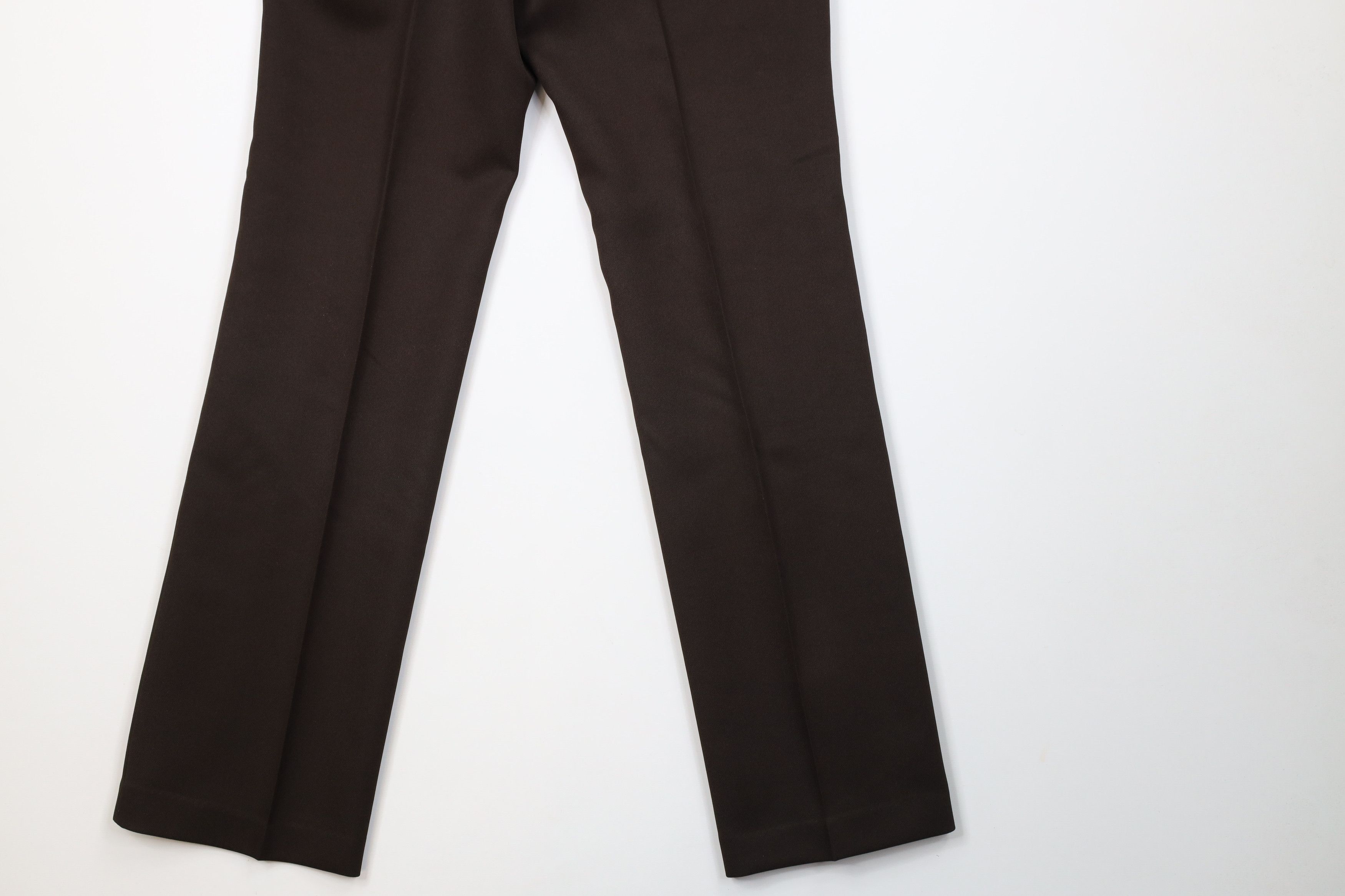 Vintage Vintage 70s Streetwear Knit Flared Chino Pants Brown USA Size US 28 / EU 44 - 11 Thumbnail