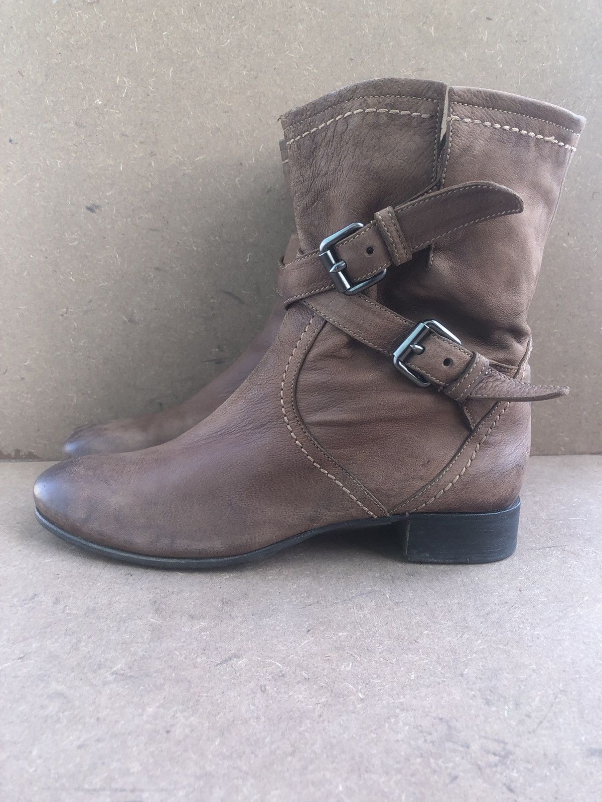 Prada Prada Brown Calfskin Leather Women’s Boots Size 39.5 Size US 9.5 / IT 39.5 - 2 Thumbnail