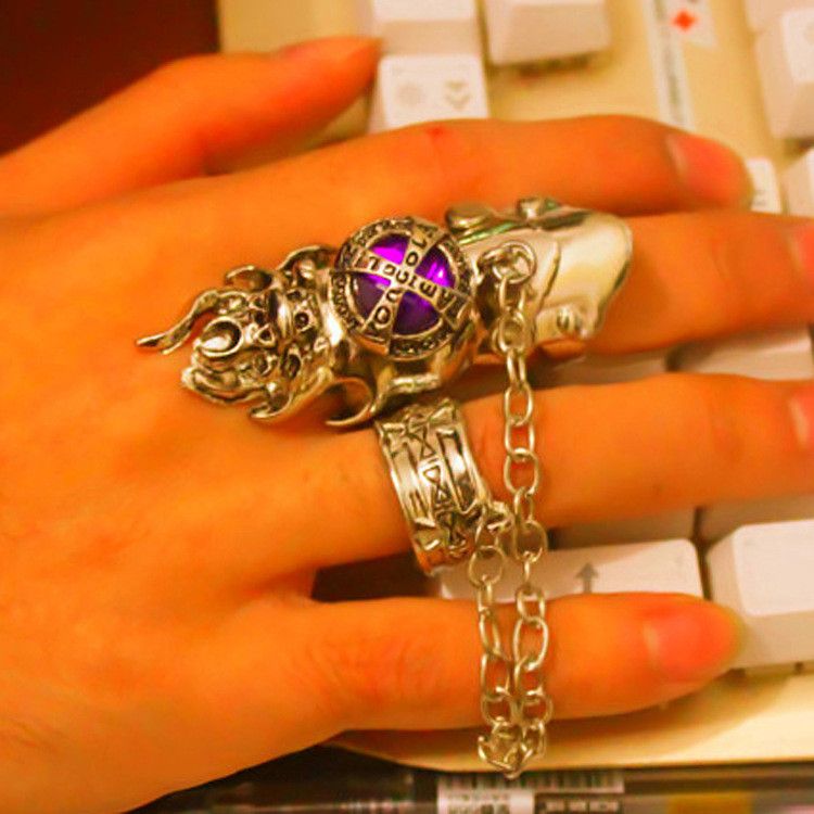 Jewelry Crazy Jewelry Rings Open Size Chrome Ring (Size 7-13) Size ONE SIZE - 6 Thumbnail