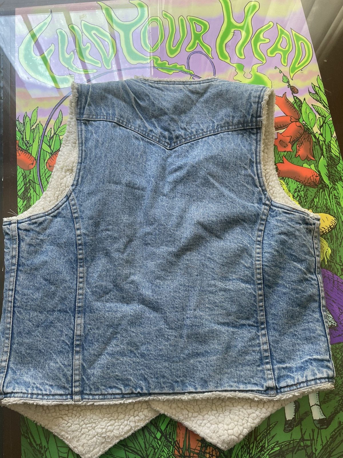 Levi's × Vintage Vintage orange tab fur lined denim Levi’s vest Size US L / EU 52-54 / 3 - 4 Thumbnail