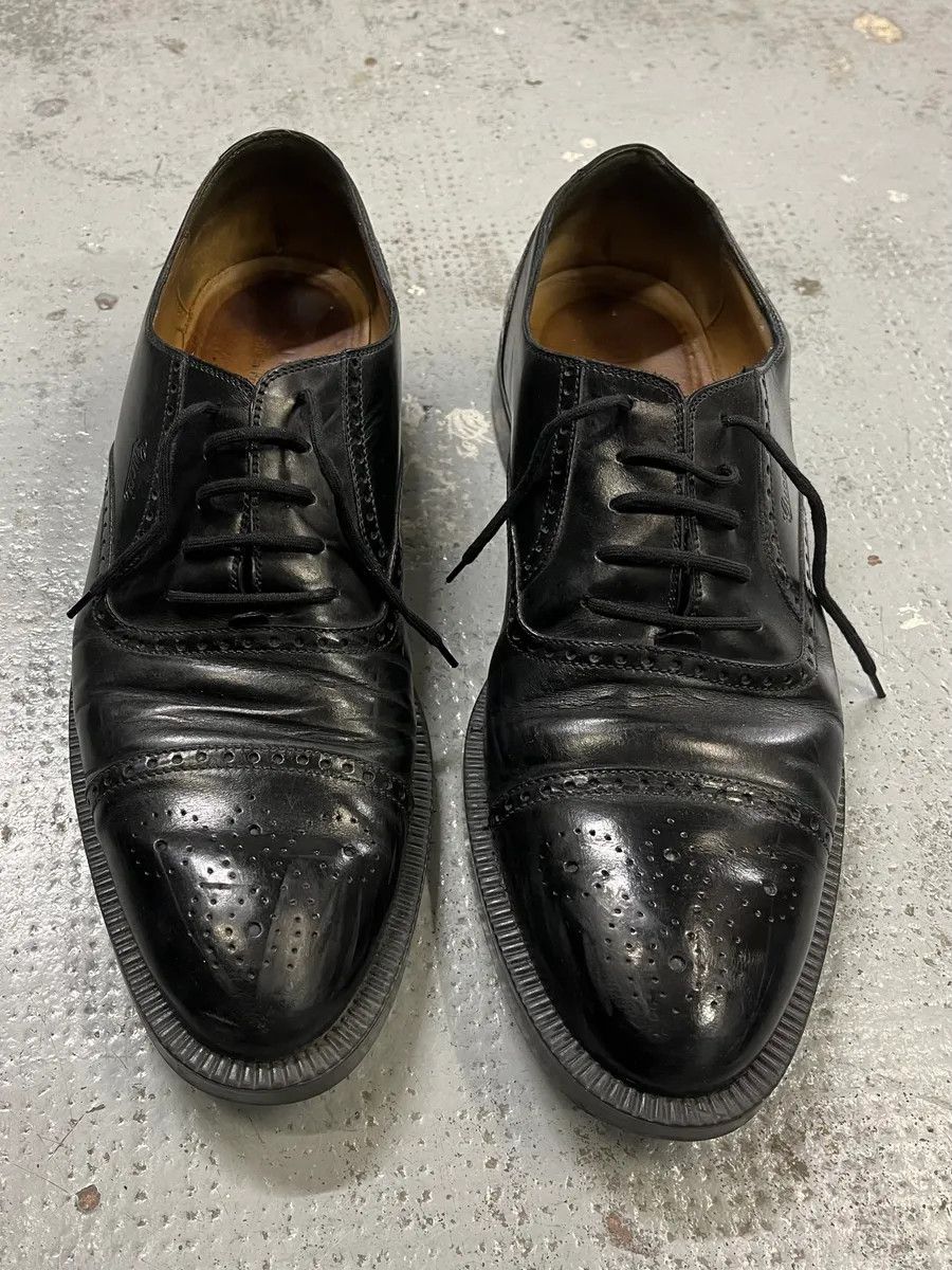 Gucci 2000s Gucci Black Leather Loafers Size US 10.5 / EU 43-44 - 2 Thumbnail