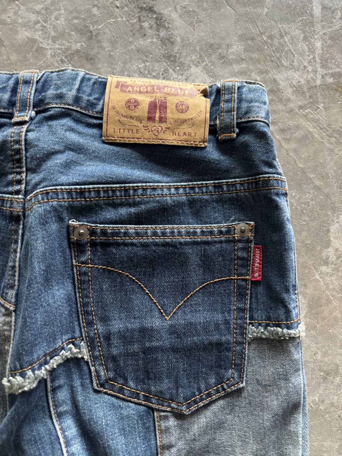 20471120 × Angel Blue × Hysteric Glamour ANGEL BLUE flare japanese reconstruct patches embroidery Size 26" / US 2 / IT 38 - 16 Thumbnail
