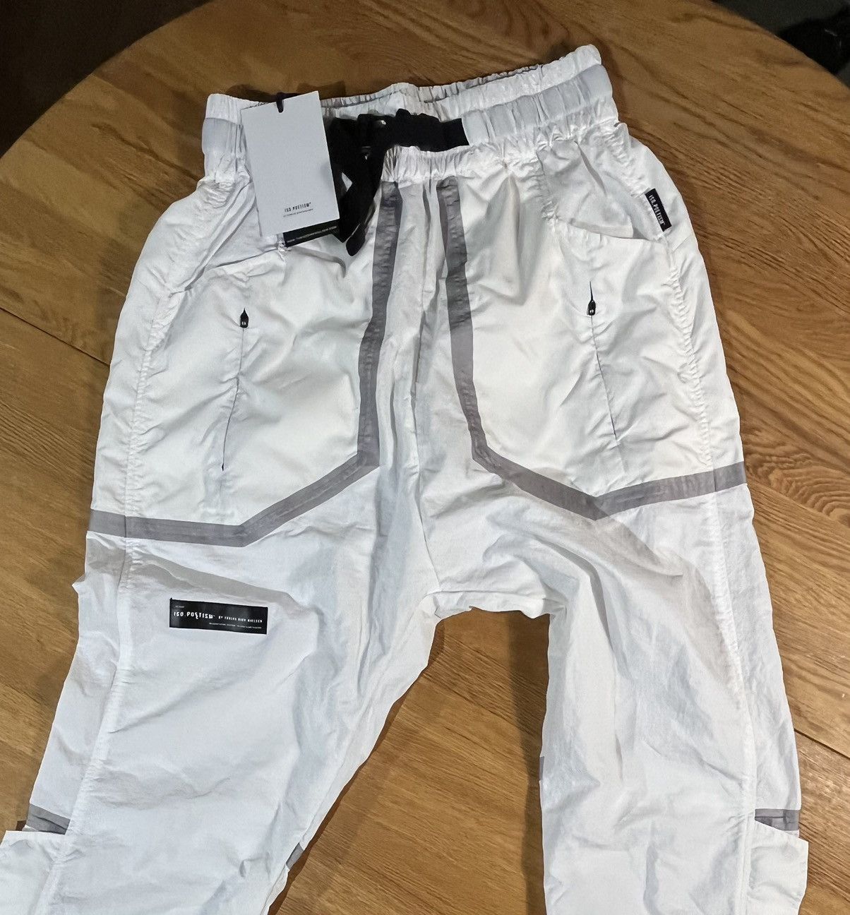 Tobias Birk Nielsen SS23 Iso Poetism Tobias Birk Nielsen White Tech-Nylon Pants Size US 32 / EU 48 - 8 Thumbnail