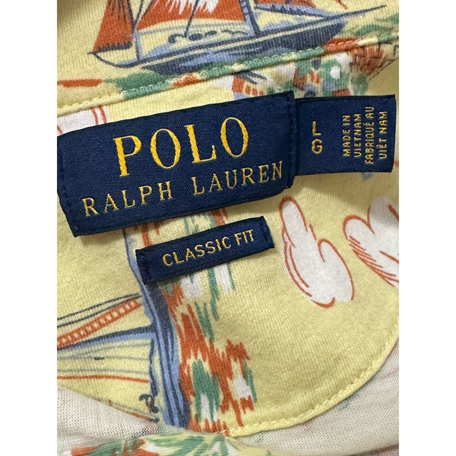 Polo Ralph Lauren Polo Ralph Lauren Mini Hawaiian Island Polo Shirt Size L Size US L / EU 52-54 / 3 - 3 Thumbnail