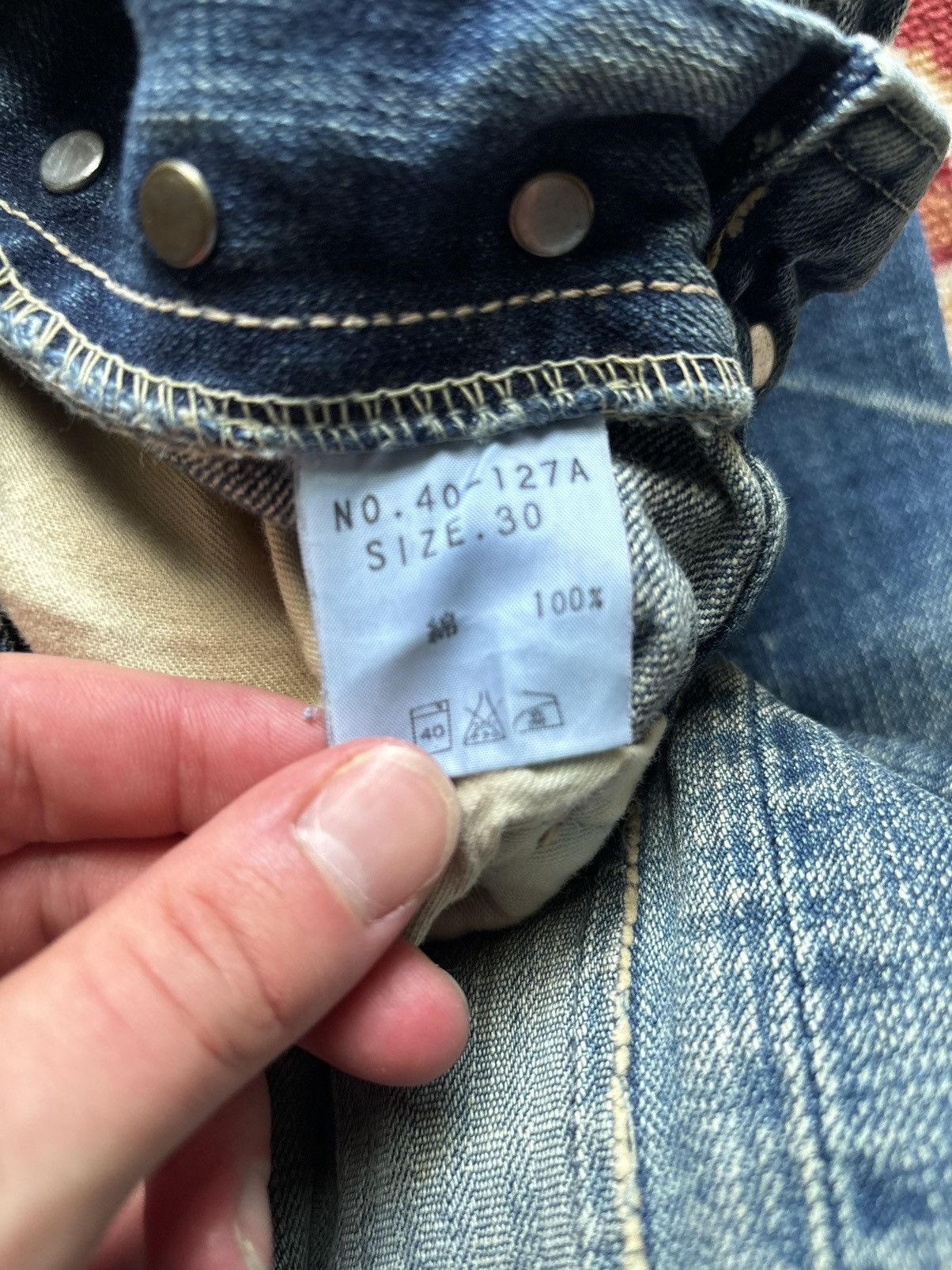 Japanese Brand × Vintage Vintage Japanese Denim Size US 30 / EU 46 - 7 Thumbnail