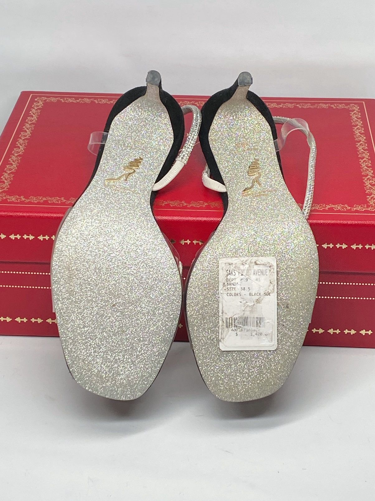 Rene Caovilla Rene Caovilla 105MM Snake Slingback Sandals size 38.5 Size US 8.5 / IT 38.5 - 13 Thumbnail