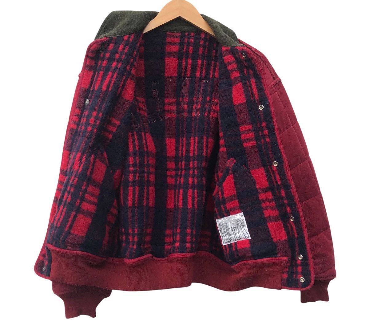 Ferre Ferre Jeans Italy Bombers Corduroy Spellout Jacket (STAINS) Size US M / EU 48-50 / 2 - 3 Thumbnail