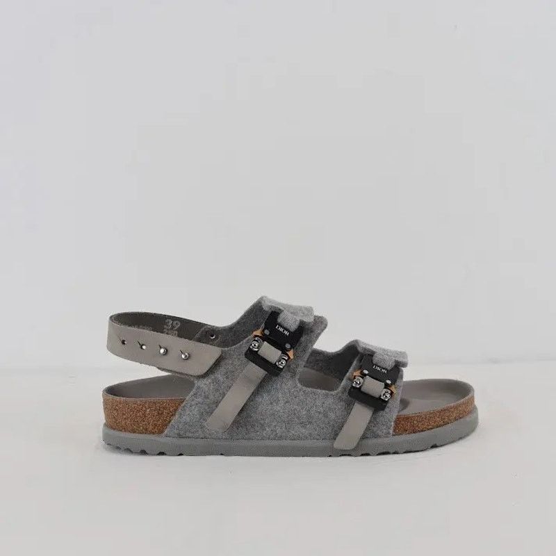 Birkenstock × Dior o1rshd1 Q:2 / Milano Sandal Felt in Grey Size US 11 / EU 44 - 4 Thumbnail