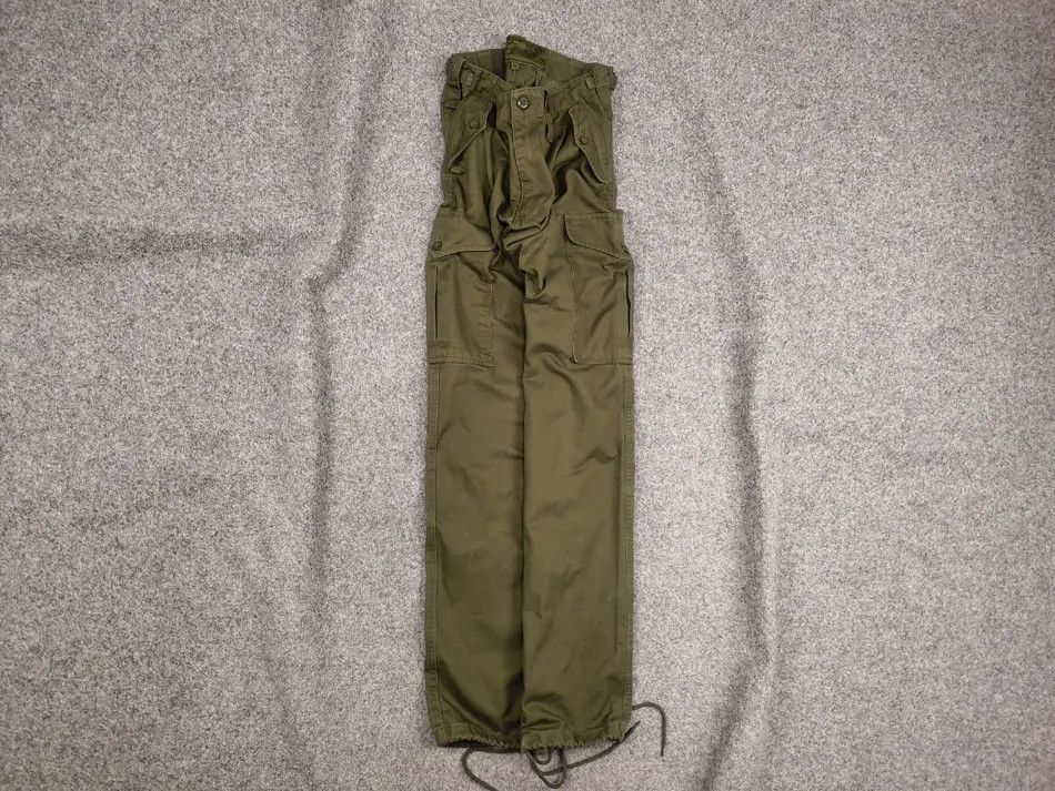 Japanese Brand Vintage Heavyweight Combat Military Green Cargo Army Pants Size US 32 / EU 48 - 1 Thumbnail