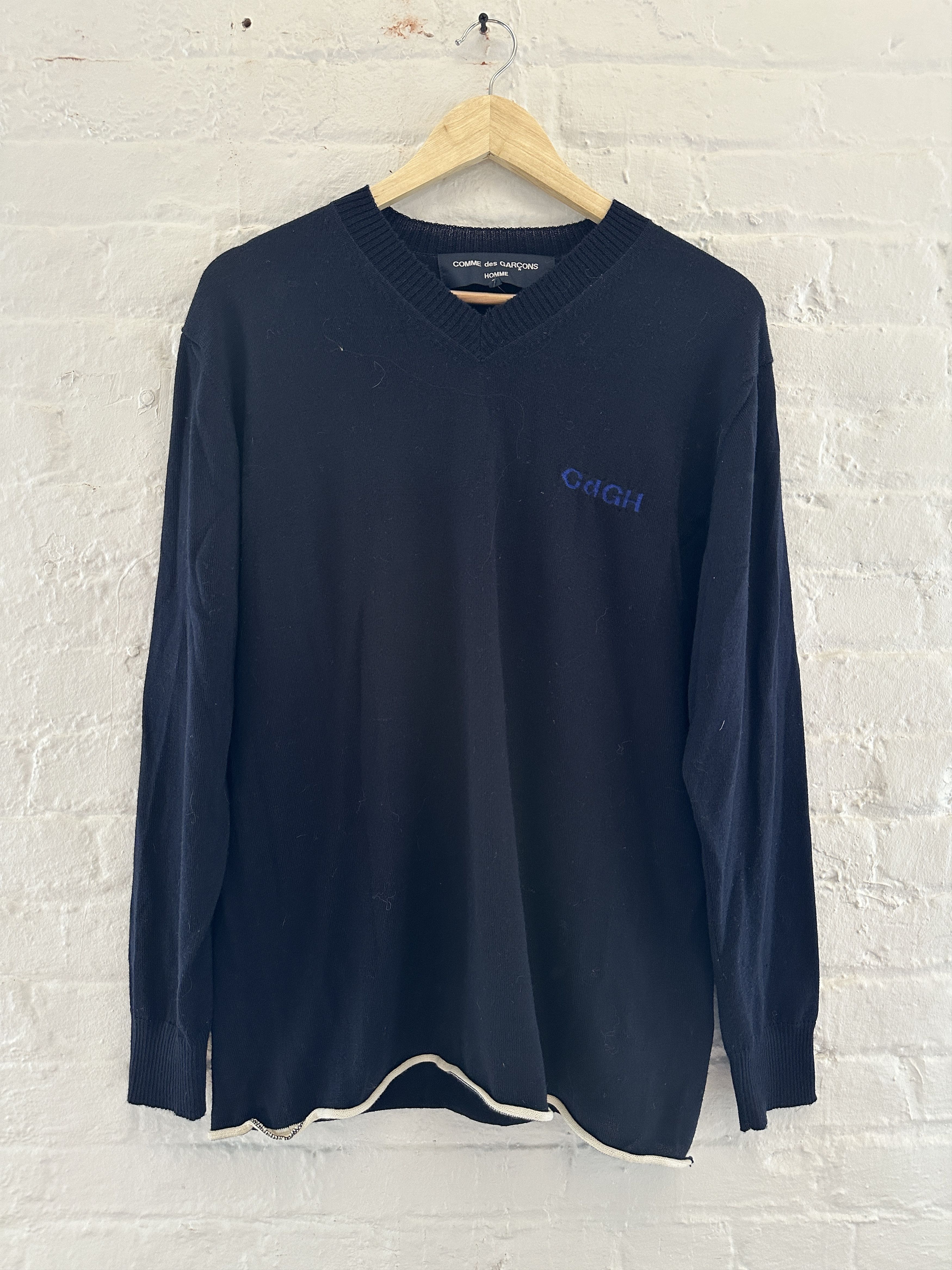 Comme des Garcons Comme des Garcons Homme CdGH Wool Sweater Size US S / EU 44-46 / 1 - 1 Thumbnail