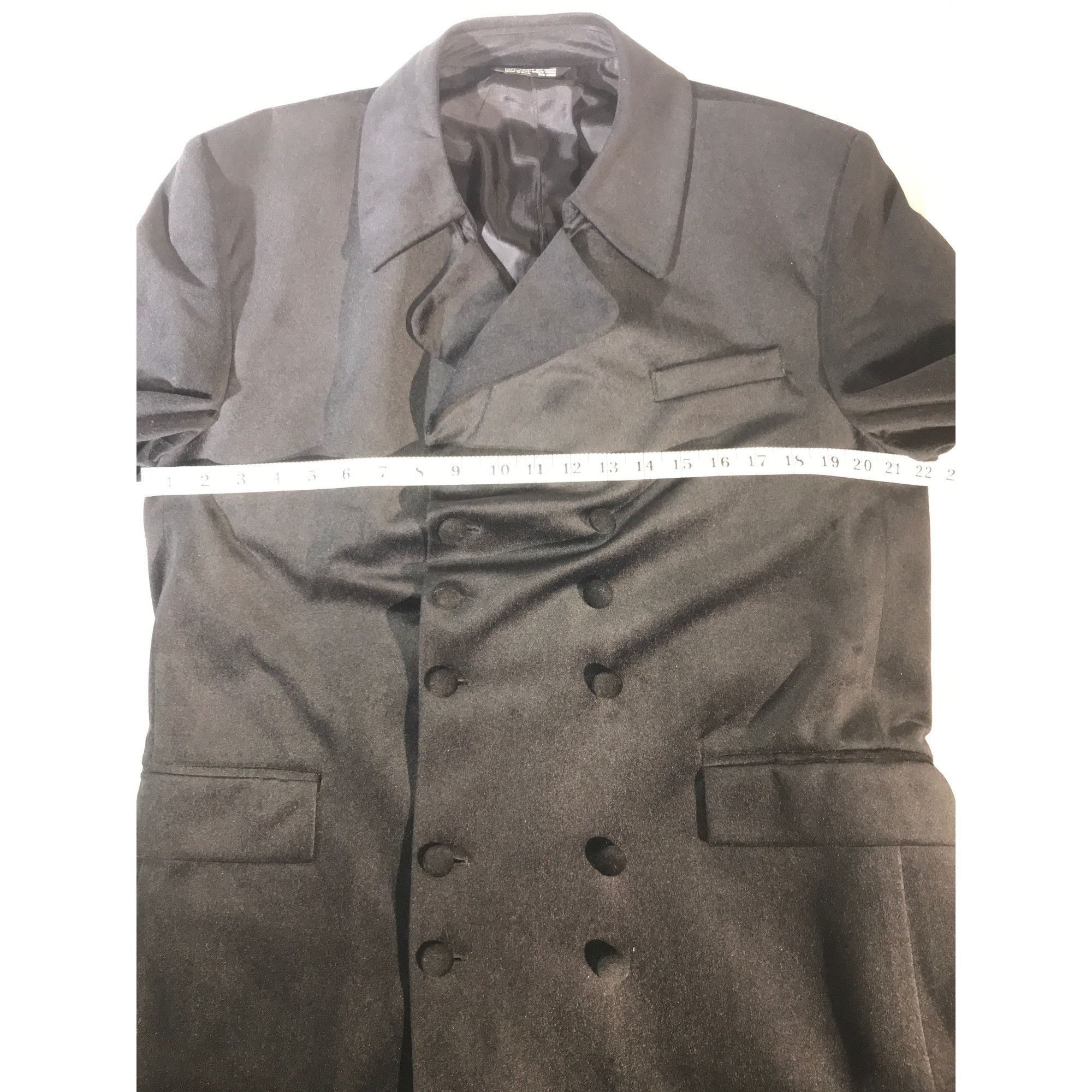 Falcone Falcone Men's Black Velvet Duster Car Coat Blazer Jacket Size US S / EU 44-46 / 1 - 6 Thumbnail