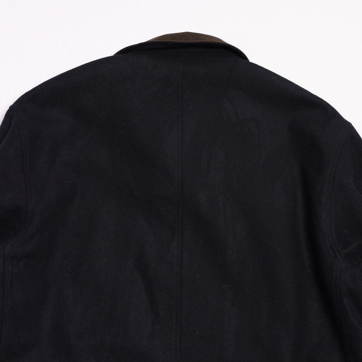Ermenegildo Zegna Ermenegildo Zegna Reversible Wool Navy Cotton Brown Coat Size US M / EU 48-50 / 2 - 13 Thumbnail