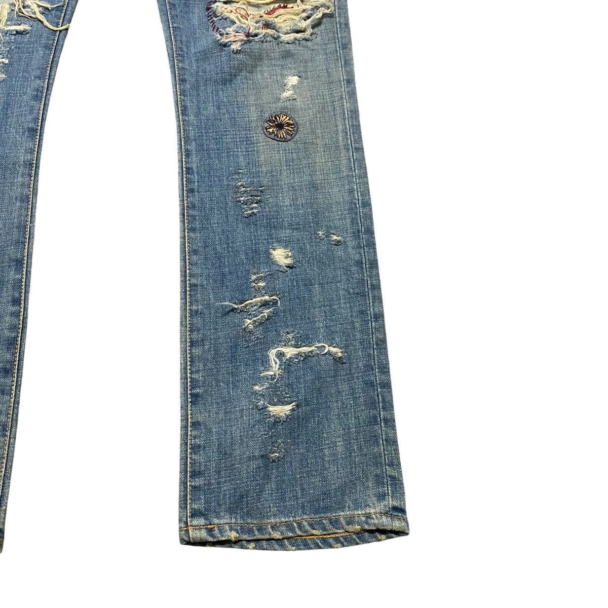 Japanese Brand Dole Project Damage Jeans Size US 34 / EU 50 - 10 Thumbnail
