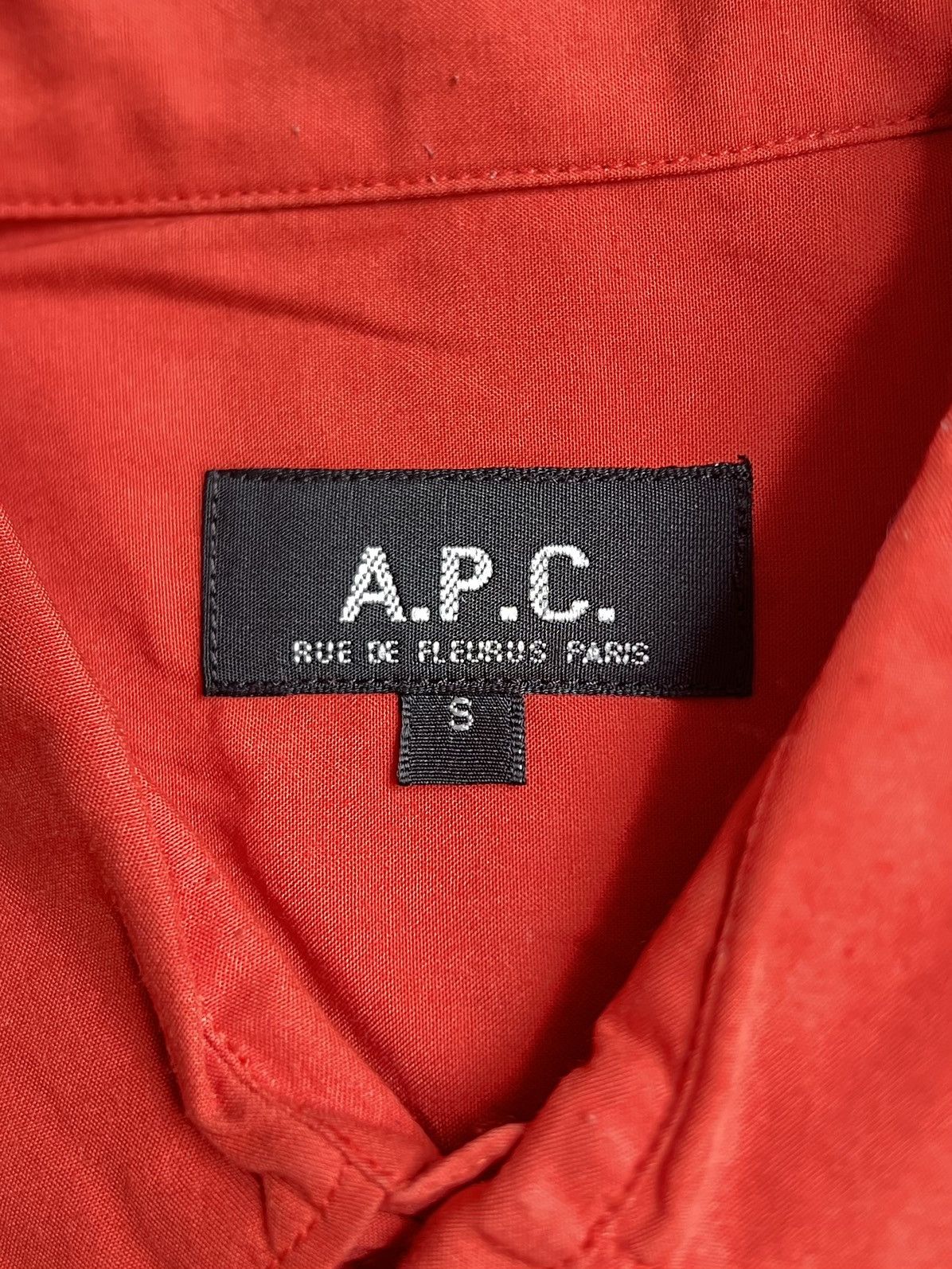 A.P.C. A.P.C Red Shirt Size US XS / EU 42 / 0 - 6 Thumbnail