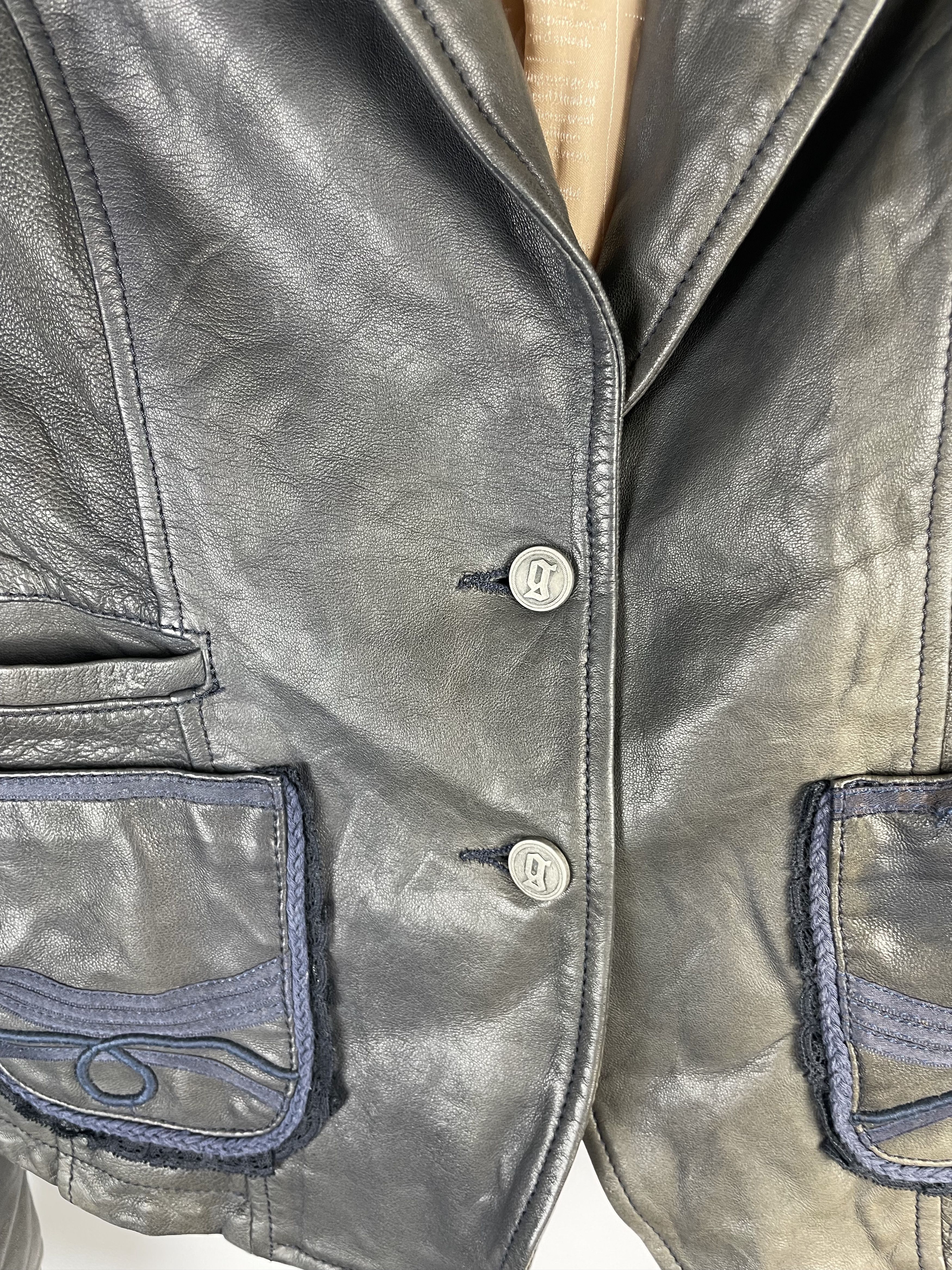 John Galliano John Galliano Real Leather Jacket Avant Garde Size L / US 10 / IT 46 - 6 Thumbnail