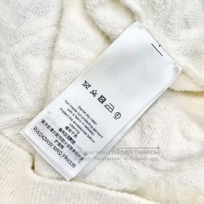 Louis Vuitton Louis Vuitton Women's White Wool T. Size M / US 6-8 / IT 42-44 - 3 Thumbnail