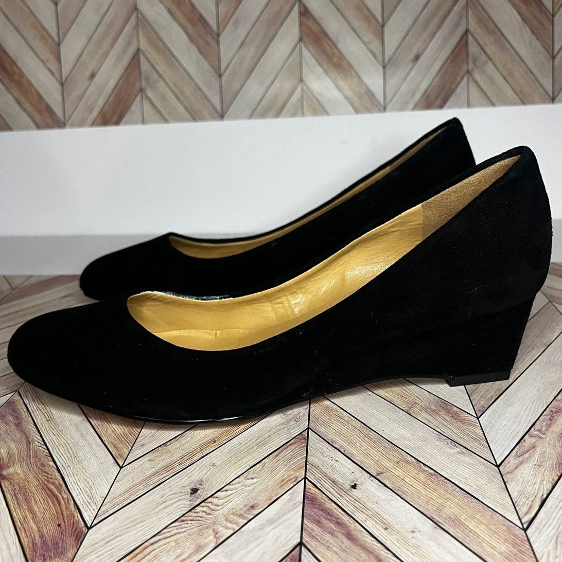Other Talbots Suede Wedge Heel Pumps Brown Women's Size 6.5M Size US 6.5 / IT 36.5 - 5 Thumbnail
