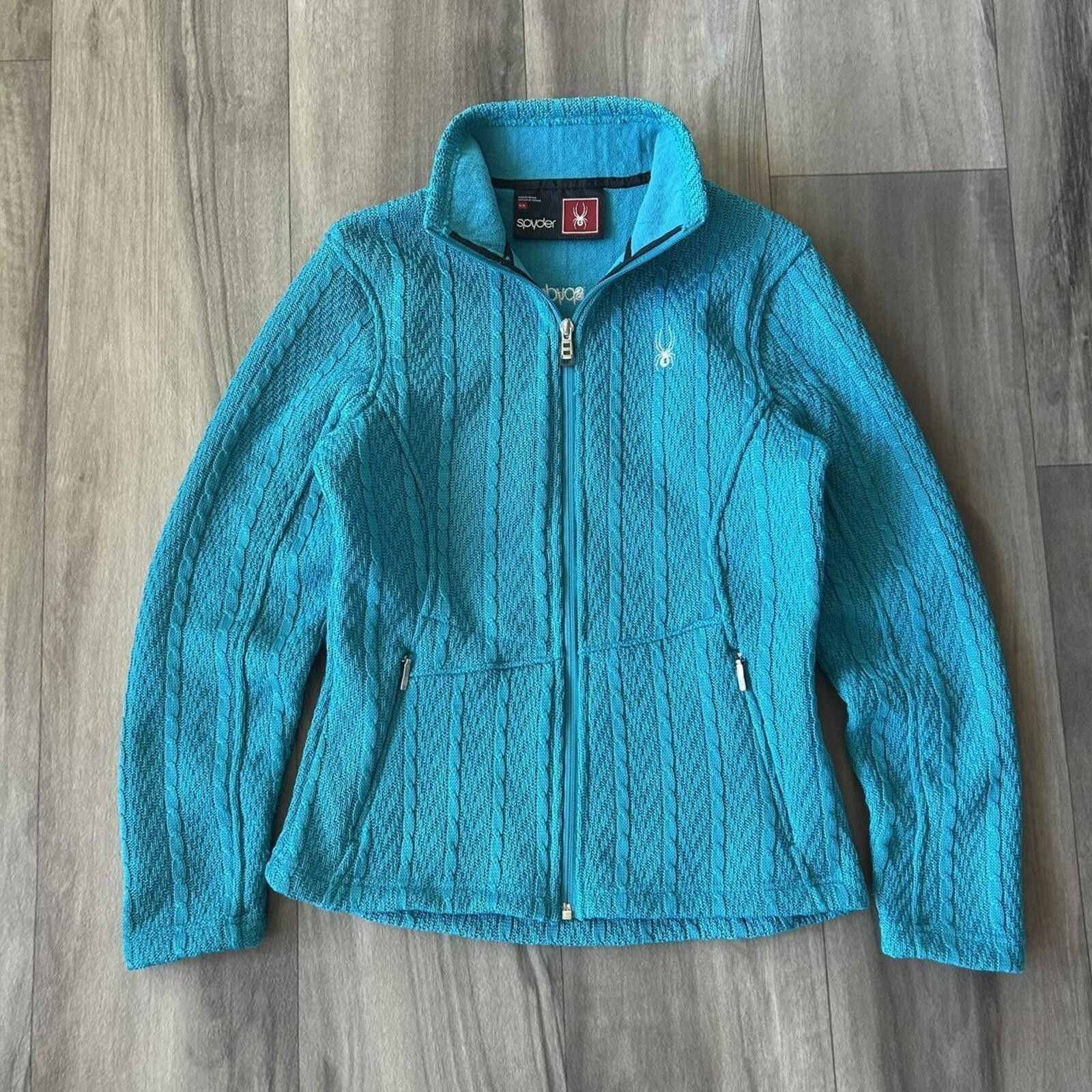 Spyder Women’s Spyder blue fleece zip up athletic jacket Size M Size M / US 6-8 / IT 42-44 - 1 Thumbnail