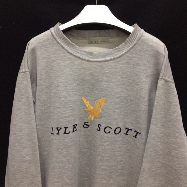 Lyle & Scott Lyle&Scott Retro Logo Sweatshirt Size US M / EU 48-50 / 2 - 2 Thumbnail