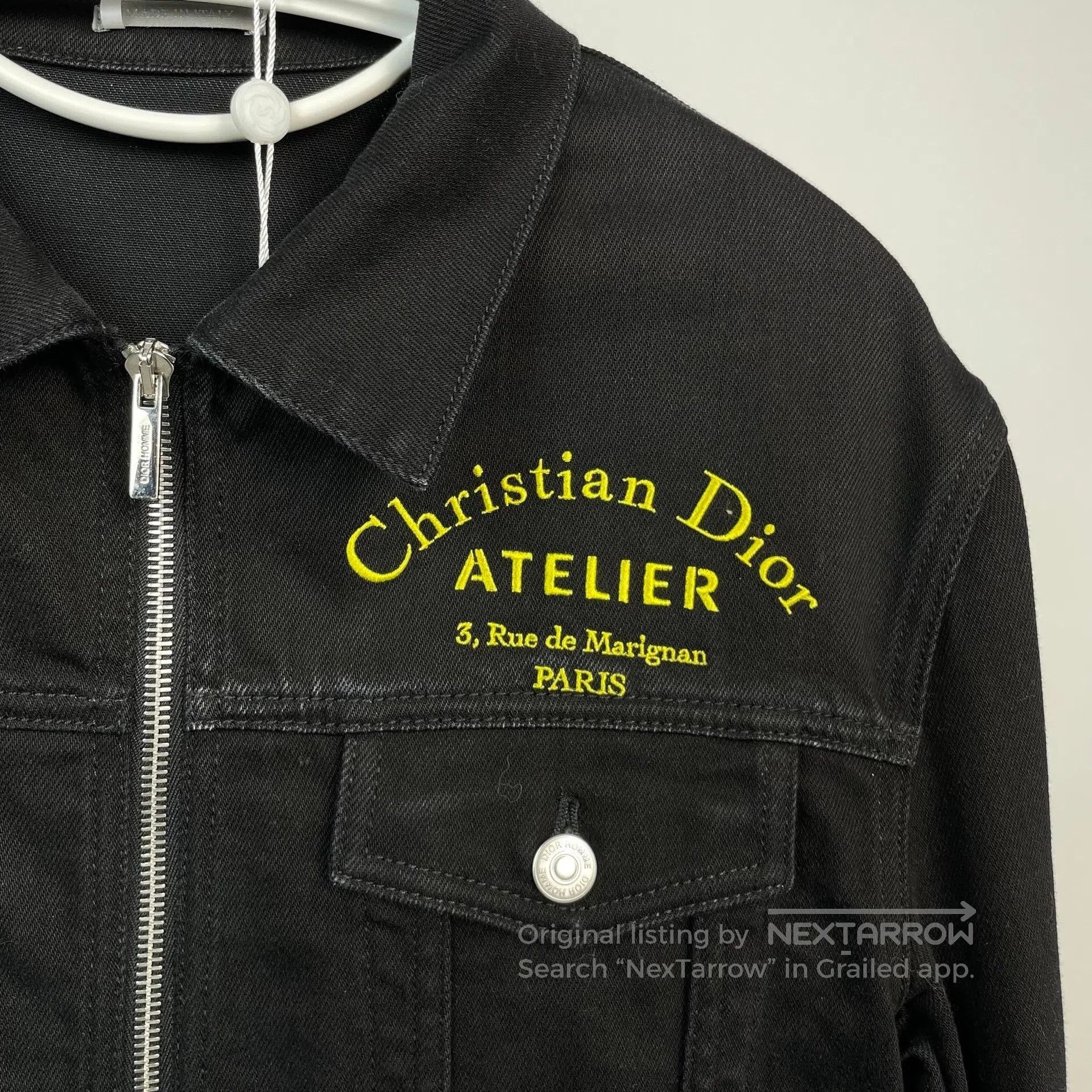 Dior Dior Black Flame Embroidered Letter Zip-Up Hooded Sweatshi Size US M / EU 48-50 / 2 - 3 Thumbnail
