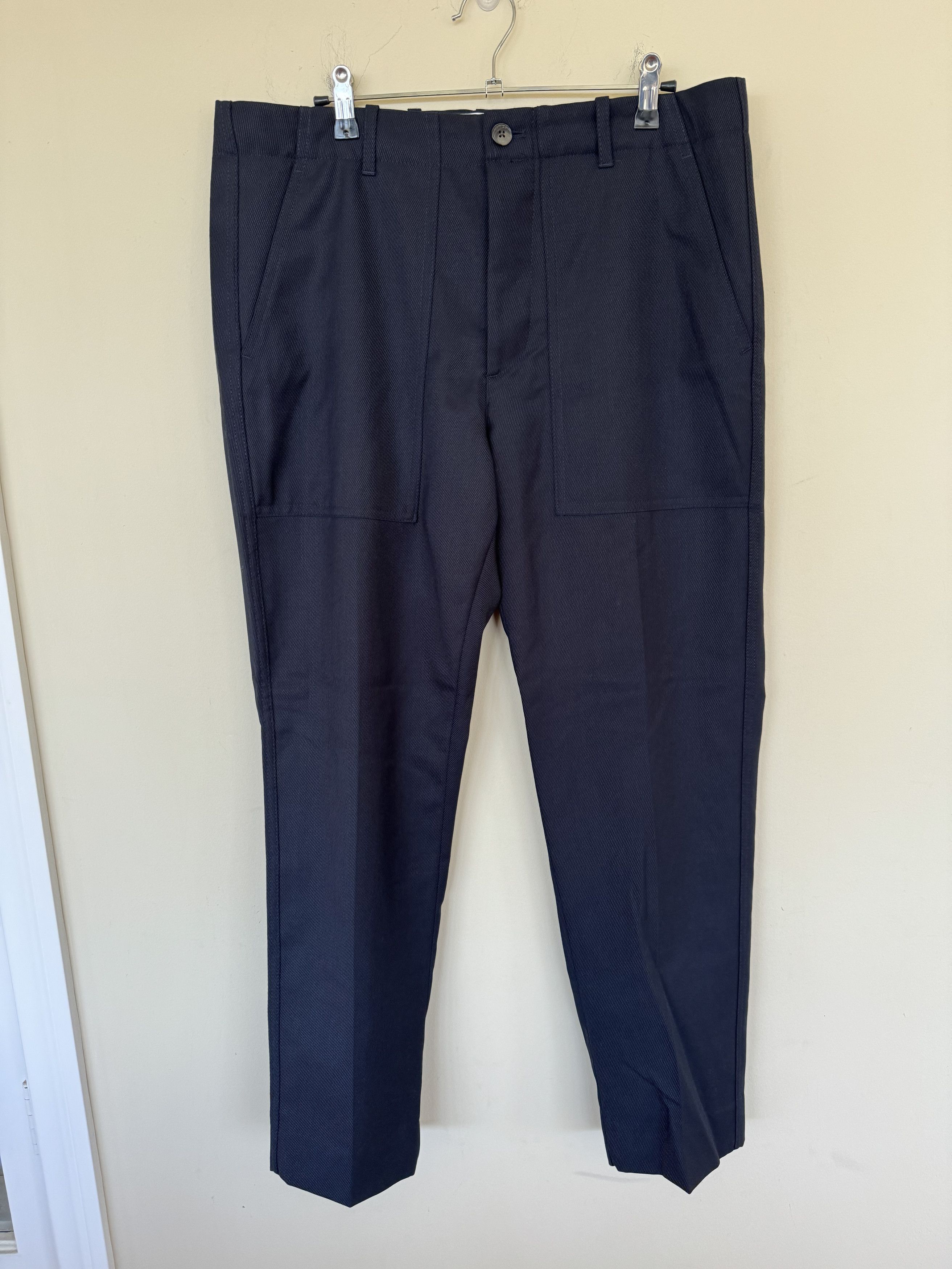 image of Closed Pinstripe Trousers, Men's (Size 33)