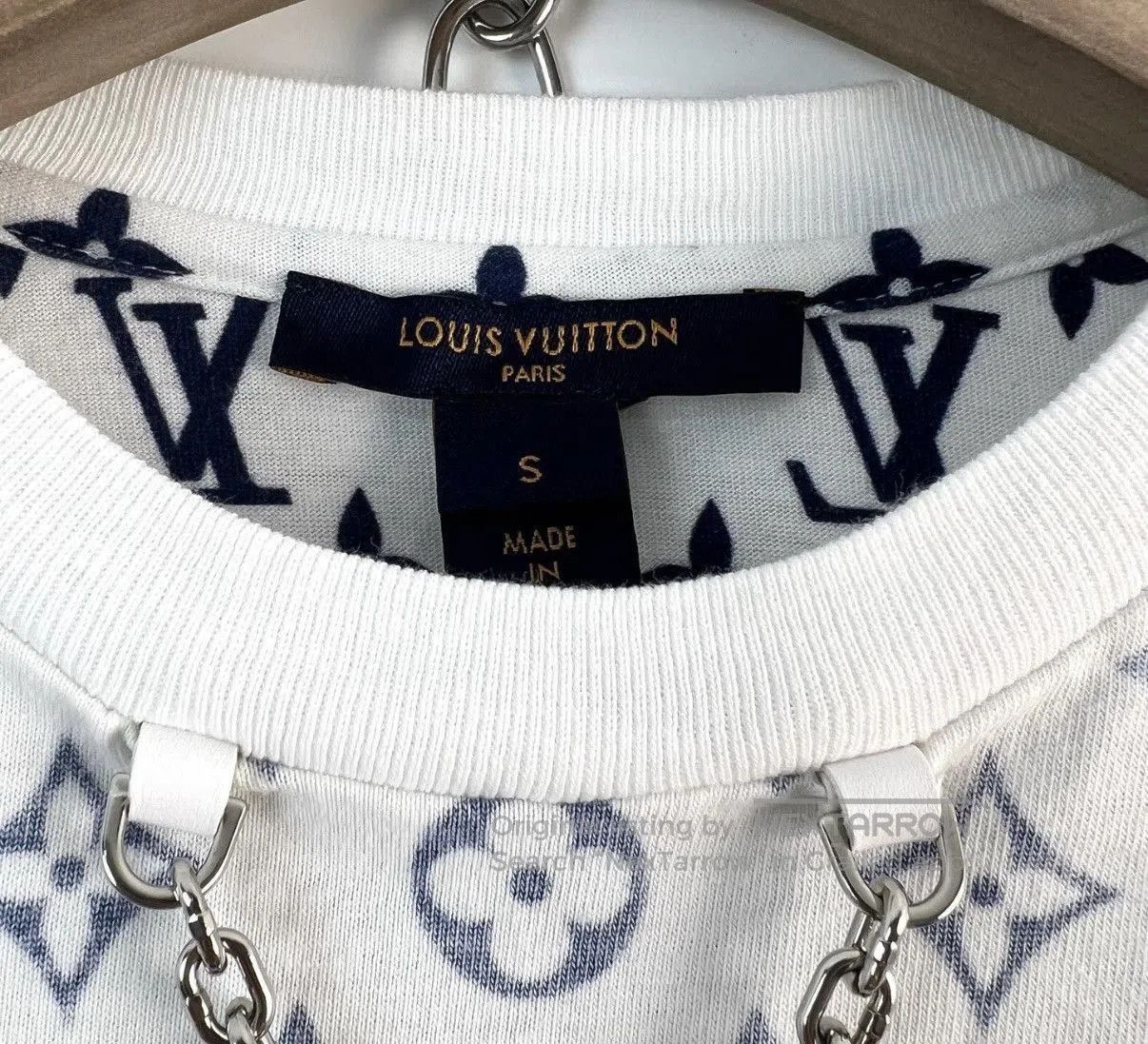 Louis Vuitton White Patterned Short-Sleeve T-Shirt. Size US S / EU 44-46 / 1 - 4 Thumbnail