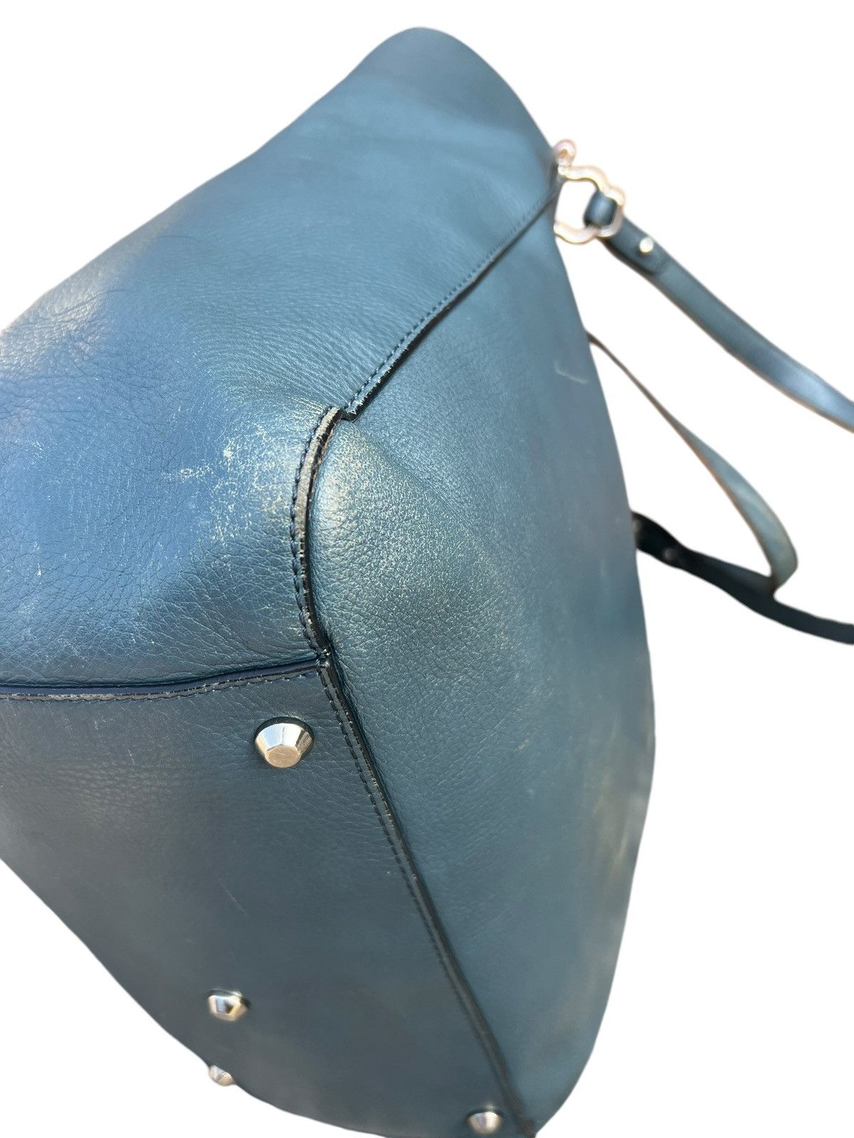 Leather FARO Japan Distressed Patina Leather 2 Way Tote Bag Size ONE SIZE - 16 Thumbnail