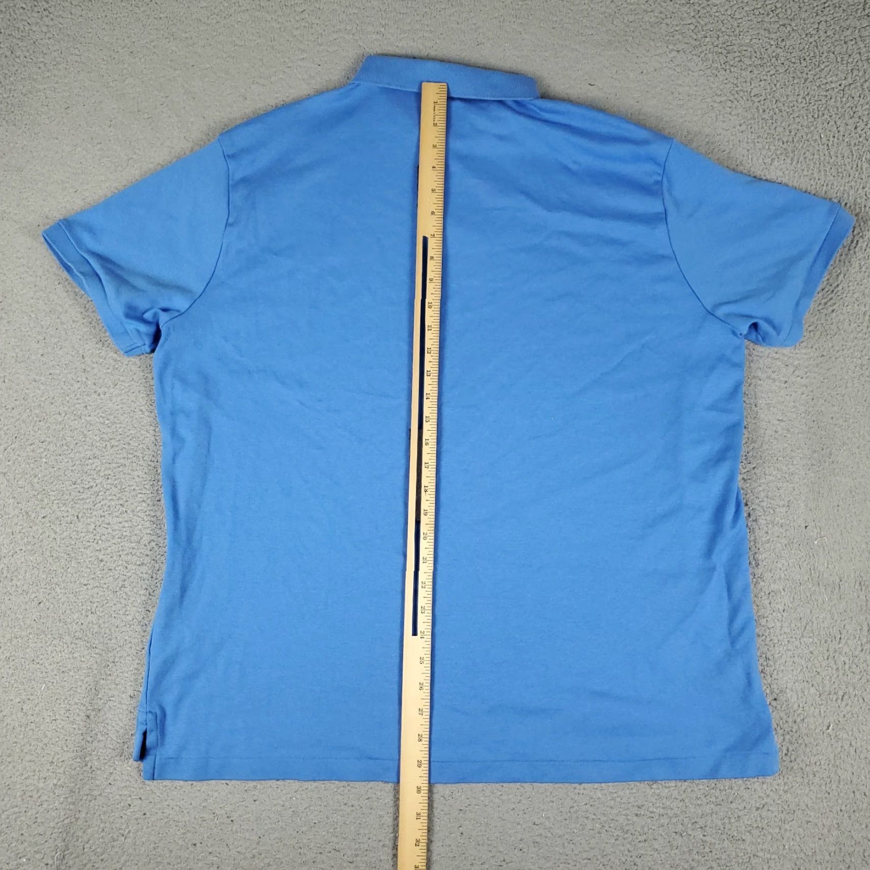 Ralph Lauren VINTAGE Ralph Lauren Polo Shirt Mens 2XL Short Sleeve Blue Classic Casual Cotton Size US XXL / EU 58 / 5 - 4 Thumbnail