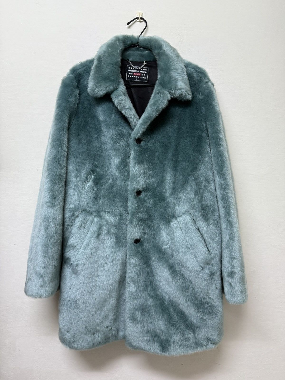Supreme Supreme Hysteric Glamour Fuck You Faux Fur Coat Size US L / EU 52-54 / 3 - 2 Thumbnail