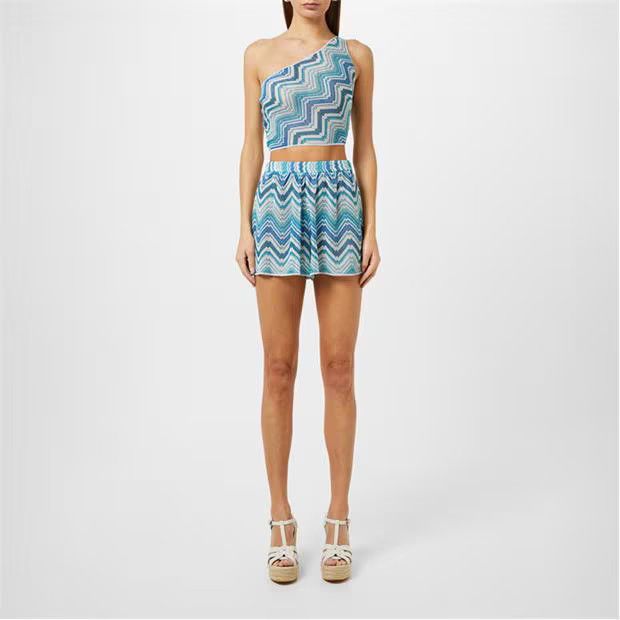 Missoni o1g2r1mq1124 Chevron Cover Up Shorts in Multicolor Size 28" / US 6 / IT 42 - 6 Thumbnail