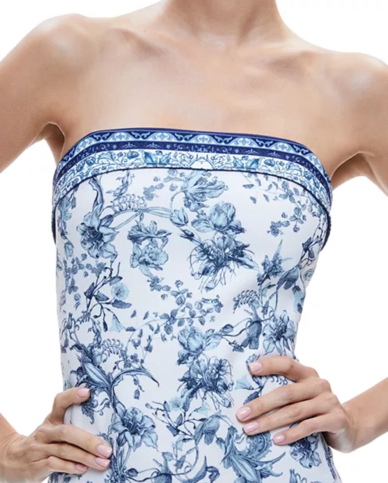 Alice + Olivia Alice and Olivia Strapless Floral Mini Dress size 10 Size L / US 10 / IT 46 - 4 Thumbnail