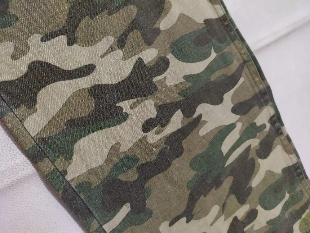 Japanese Brand Groovy Colours Camo Cargo Multipocket Tactical Pants Size US 29 - 4 Thumbnail