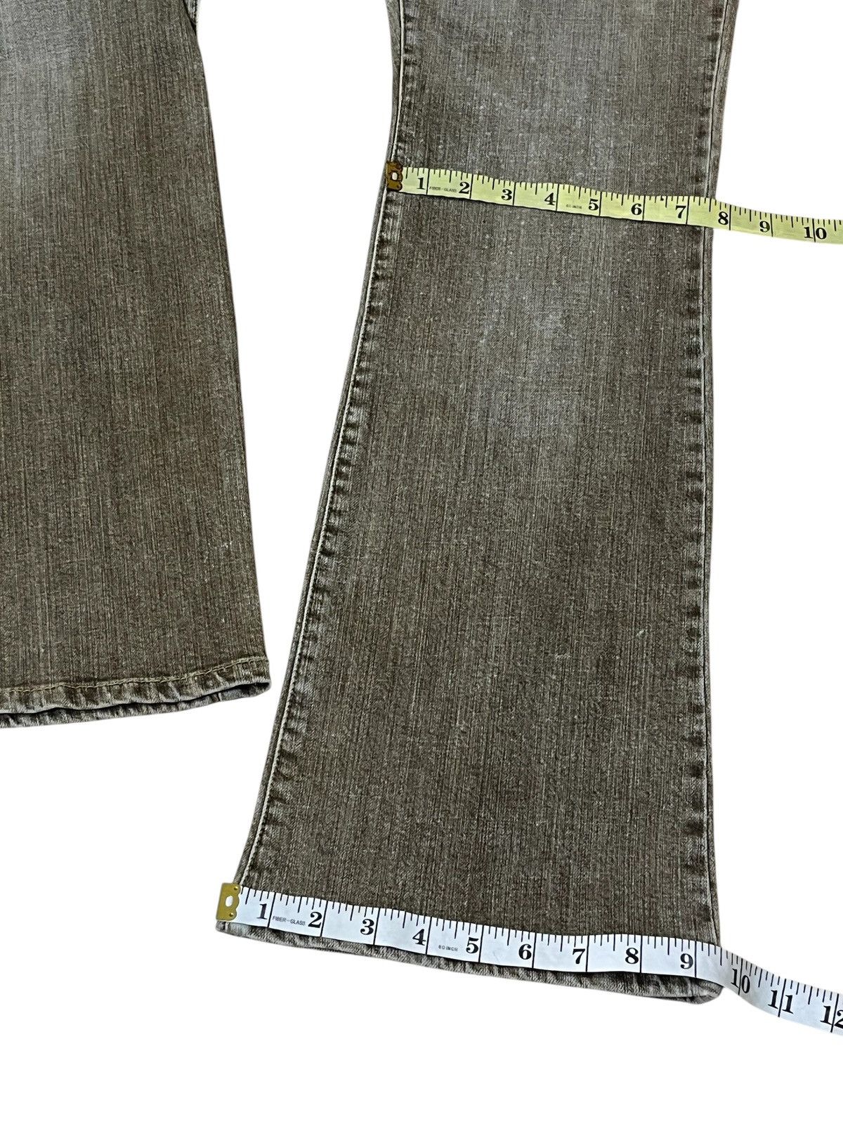Japanese Brand JAPANESE ARTISTR “ORIRIN JEANS” DIRTY MUDD FLARED JEANS Size US 33 - 14 Thumbnail