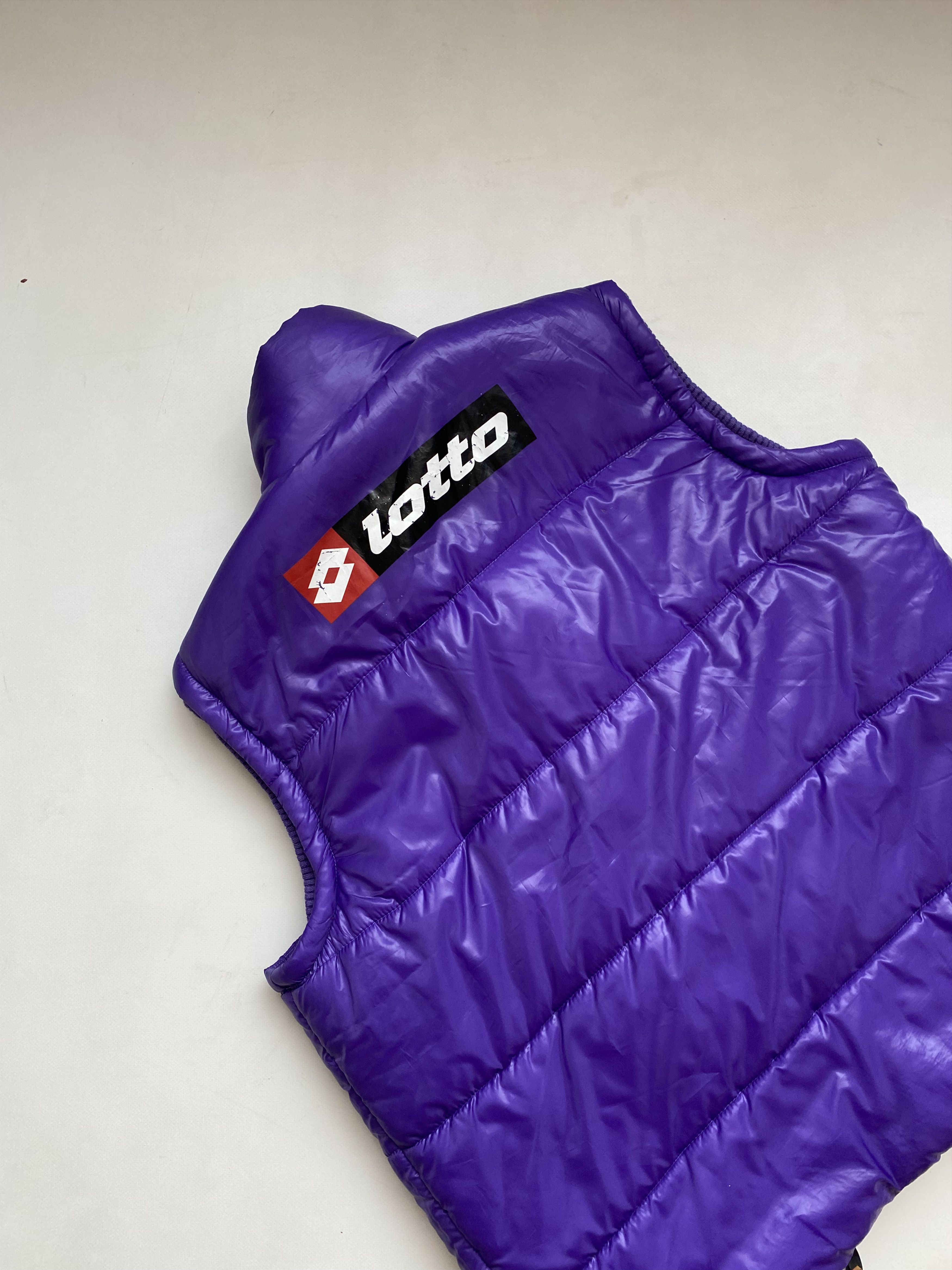 Lotto Sport Very rare Fiorentina lotto down vest football soccer jacket Size US L / EU 52-54 / 3 - 7 Thumbnail
