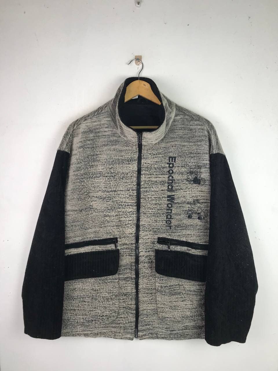 Japanese Brand × Vintage Rare Design Jacket Full Zipper Size US XL / EU 56 / 4 - 1 Thumbnail