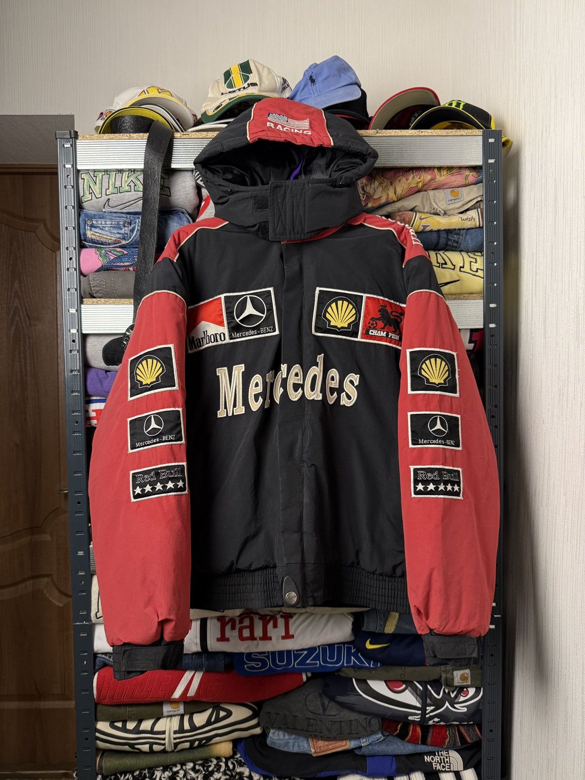 Marlboro Crazy Mercedes Marlboro Red Bull Racing Vintage Jacket Size US M / EU 48-50 / 2 - 2 Thumbnail