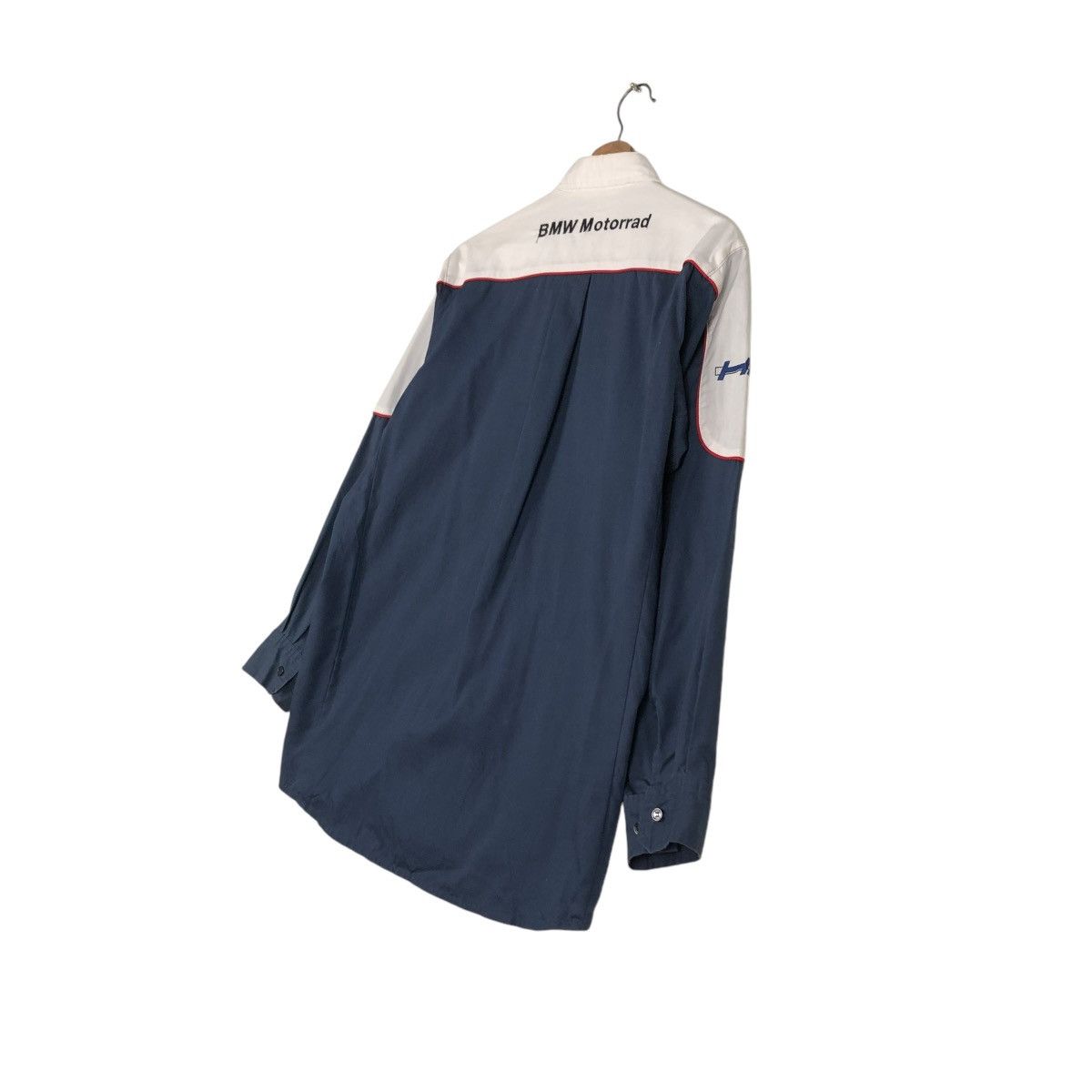 Japanese Brand 🔥VINTAGE WORK SHIRT RACING JACKET BMW MOTORRAD BIG LOGO Size US M / EU 48-50 / 2 - 10 Thumbnail