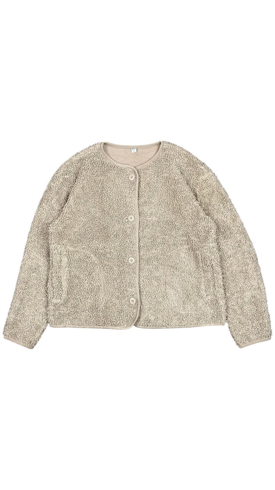 Japanese Brand × Uniqlo Cropped Fleece Cardigan L Size L / US 10 / IT 46 - 1 Thumbnail