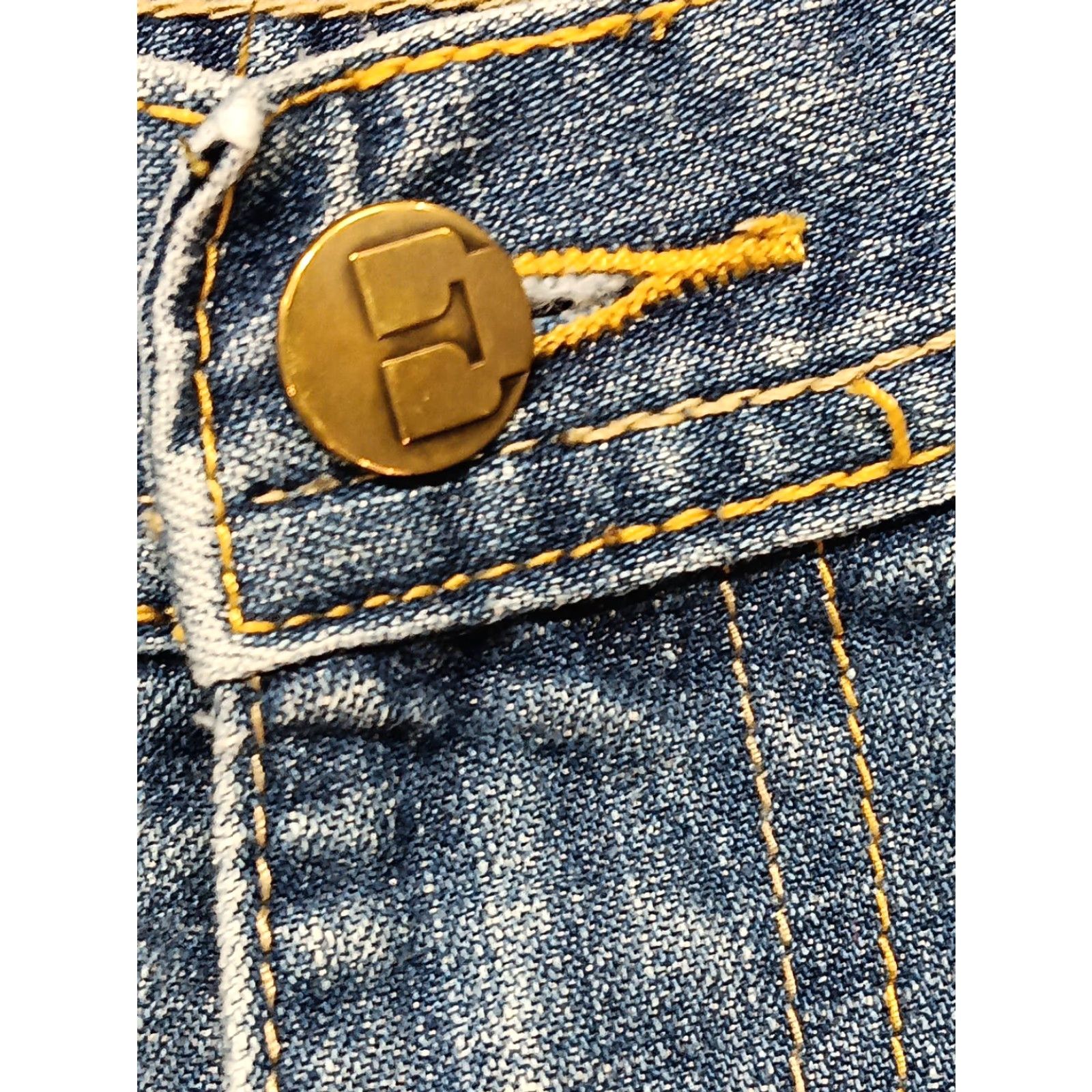 Denime VINTAGE Exsto Denim Shorts Men 36x14 Blue 90s Y2K Baggy Retro 6 Pockets Size US 36 / EU 52 - 3 Thumbnail
